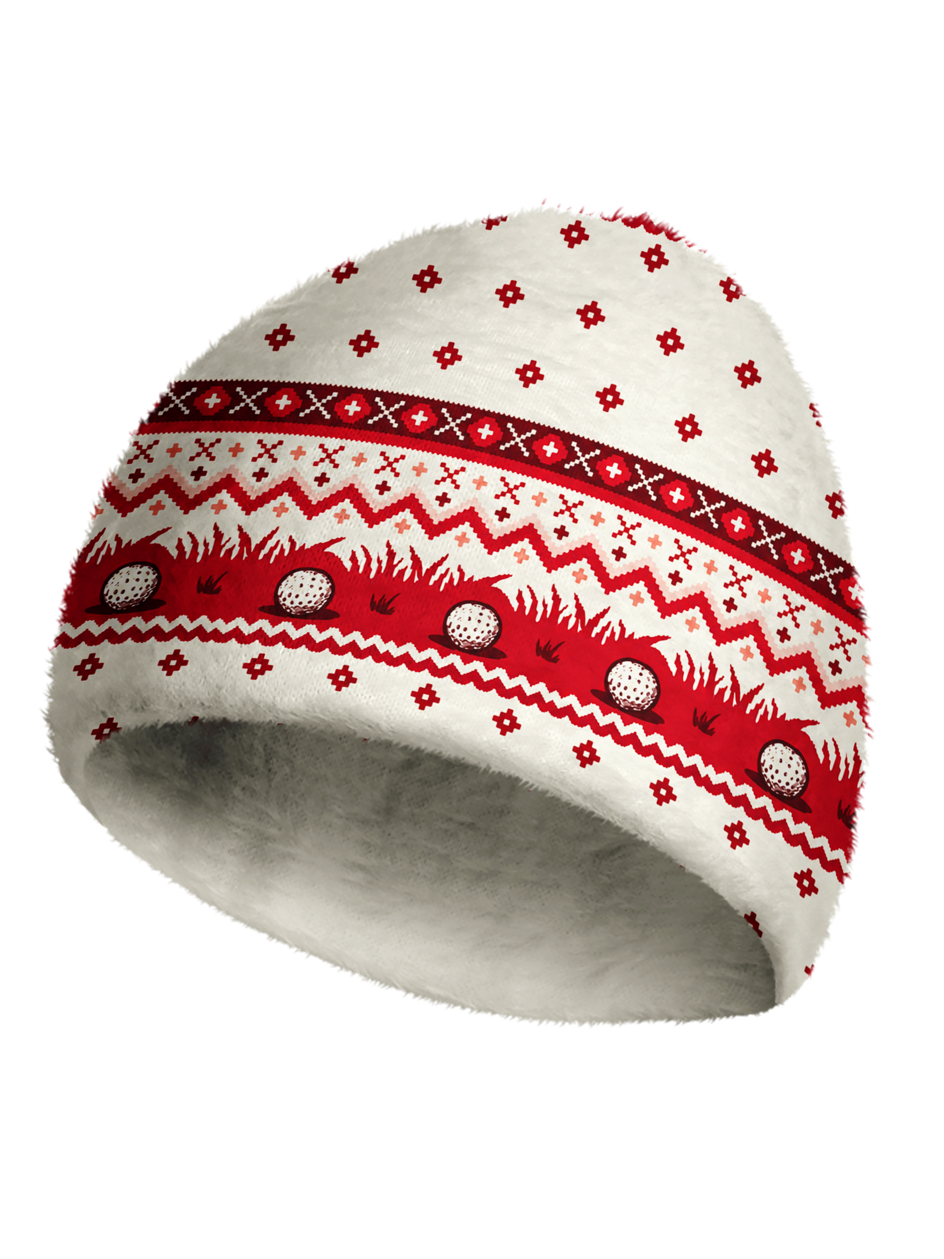 Cherryswing Women's Botanical Specimen Cozy Knit Golf Beanie