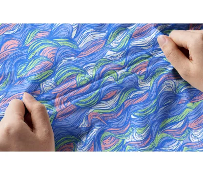 Cherryswing Women's Colored Waves Short Sleeve Golf Shirt