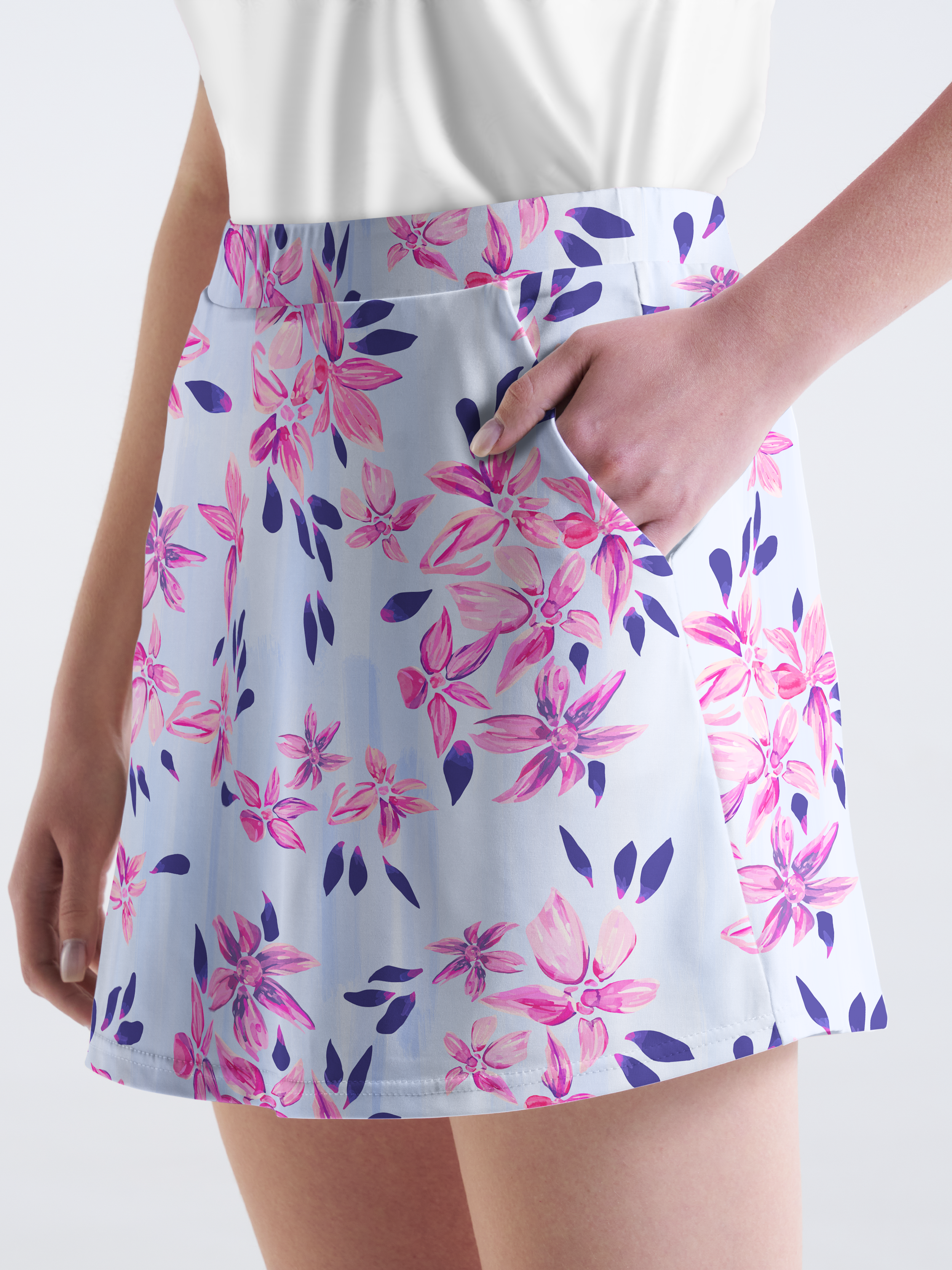 Cherryswing Springtime Garden Summer Golf Skort