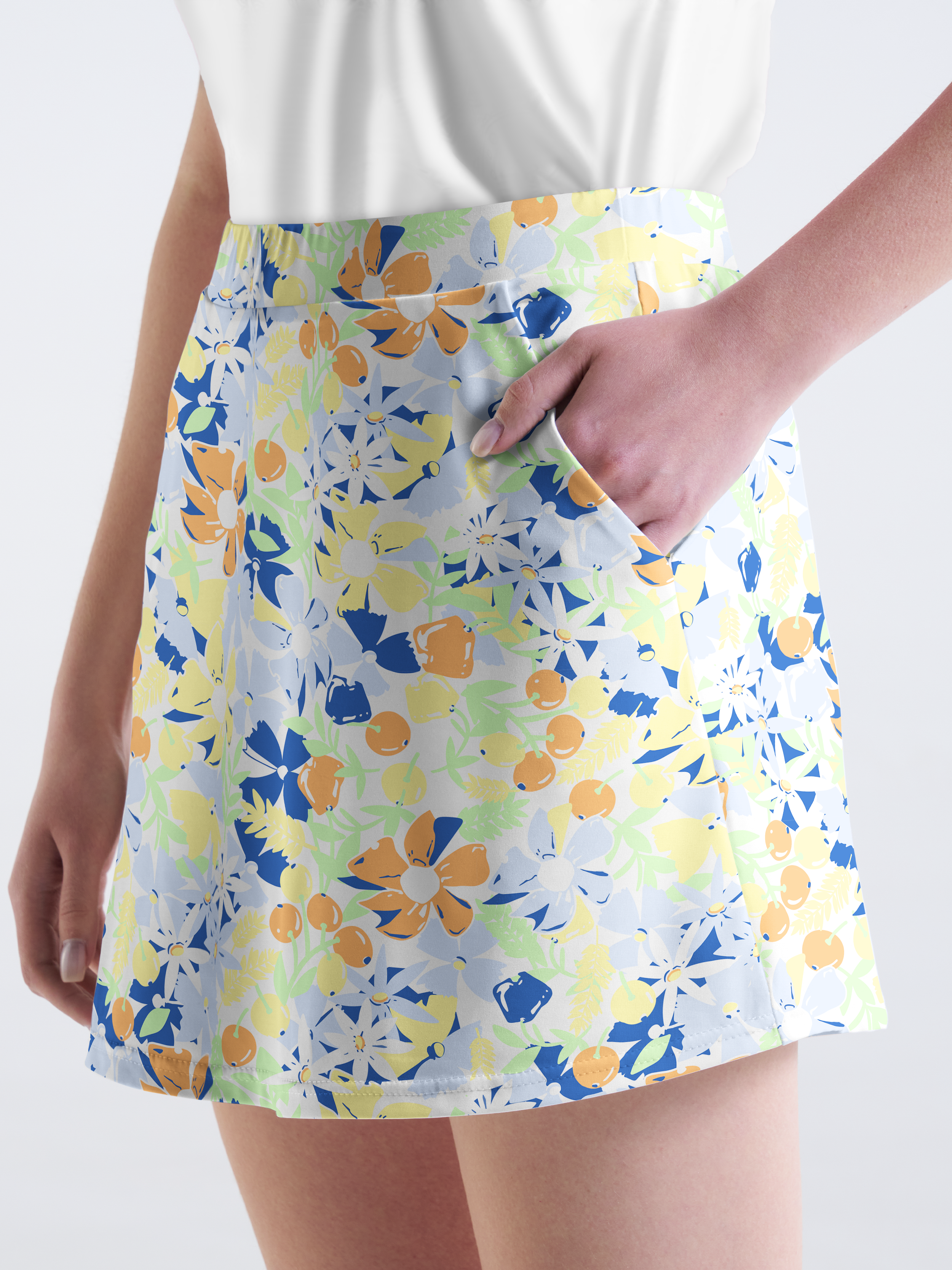 Cherryswing Picturesque Summer Golf Skort