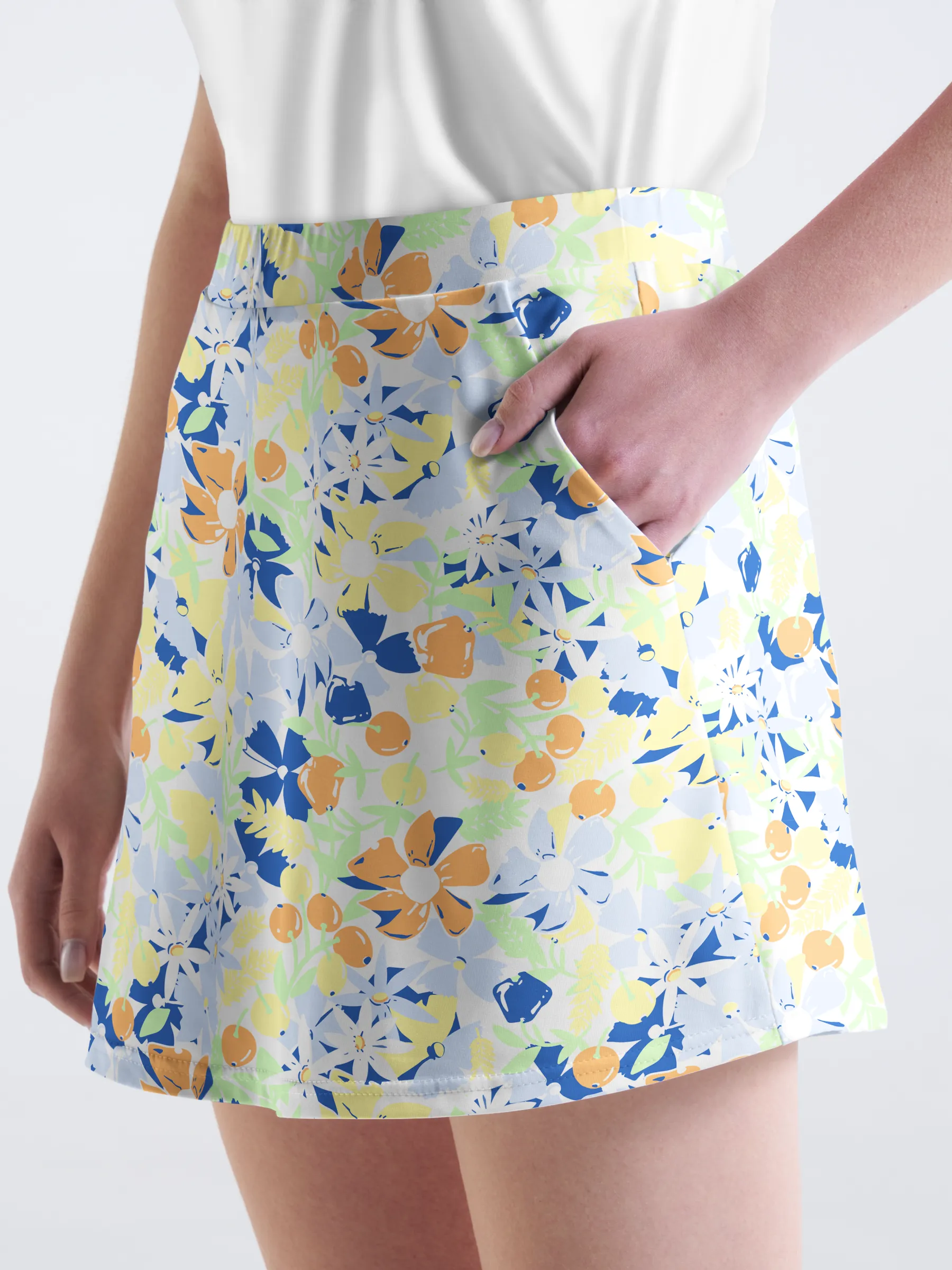 Cherryswing Picturesque Summer Golf Skort