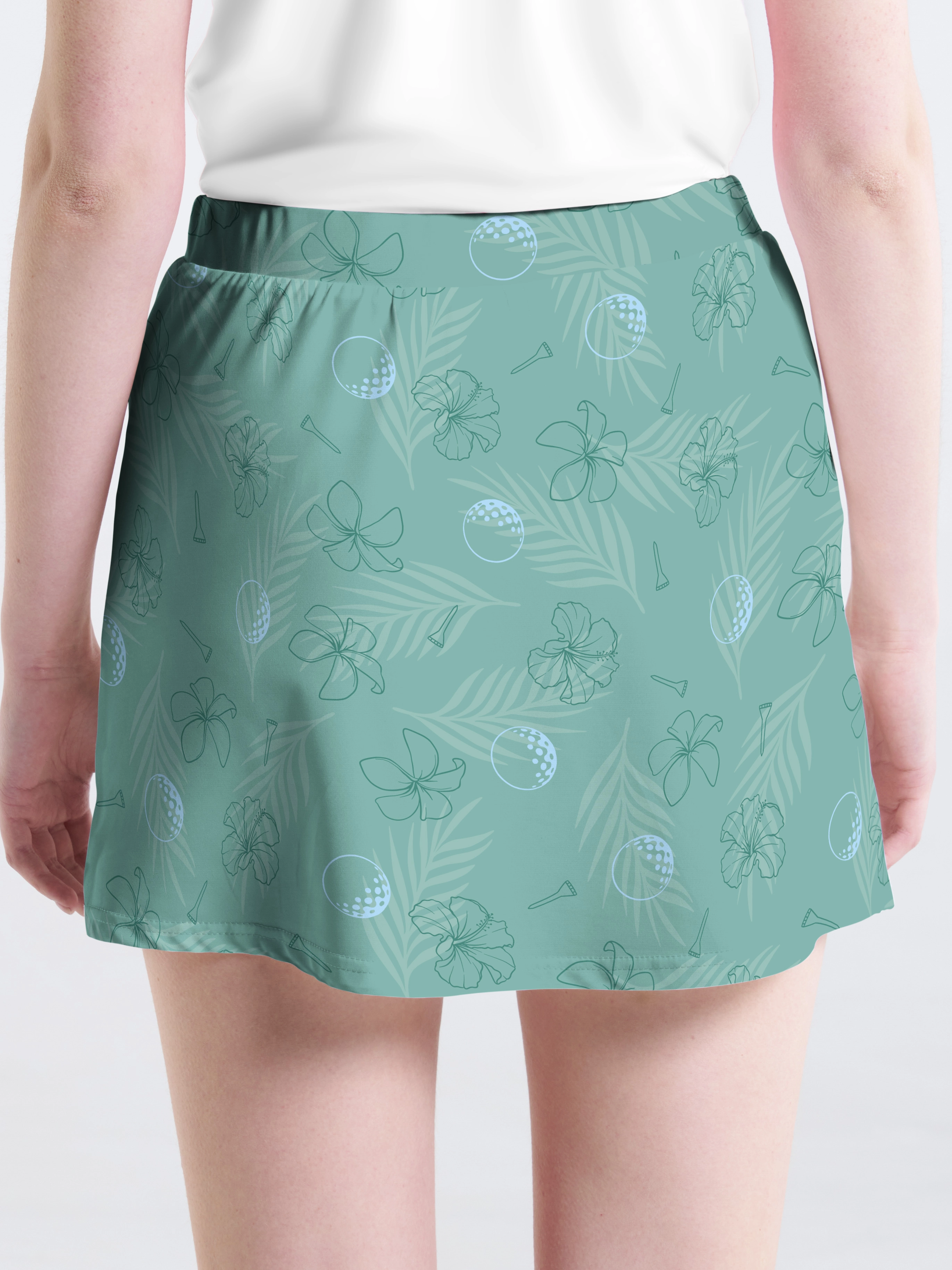 Cherryswing Palm Trees Golf Skort
