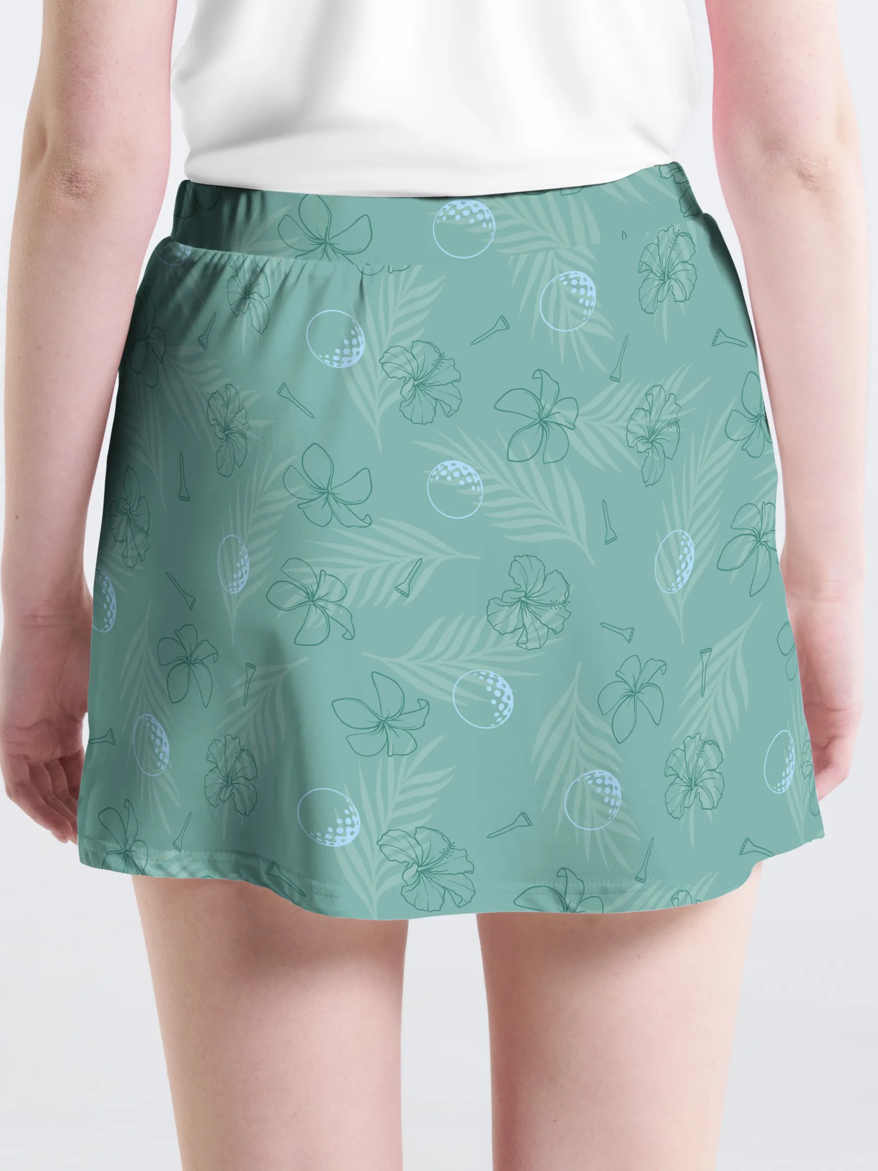 Cherryswing Palm Trees Golf Skort