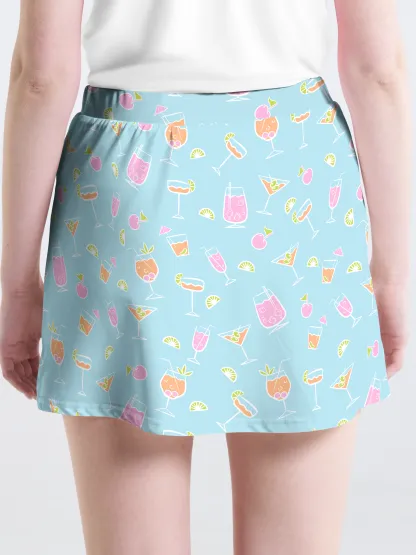 Cherryswing Refreshing Cocktails Golf Skort