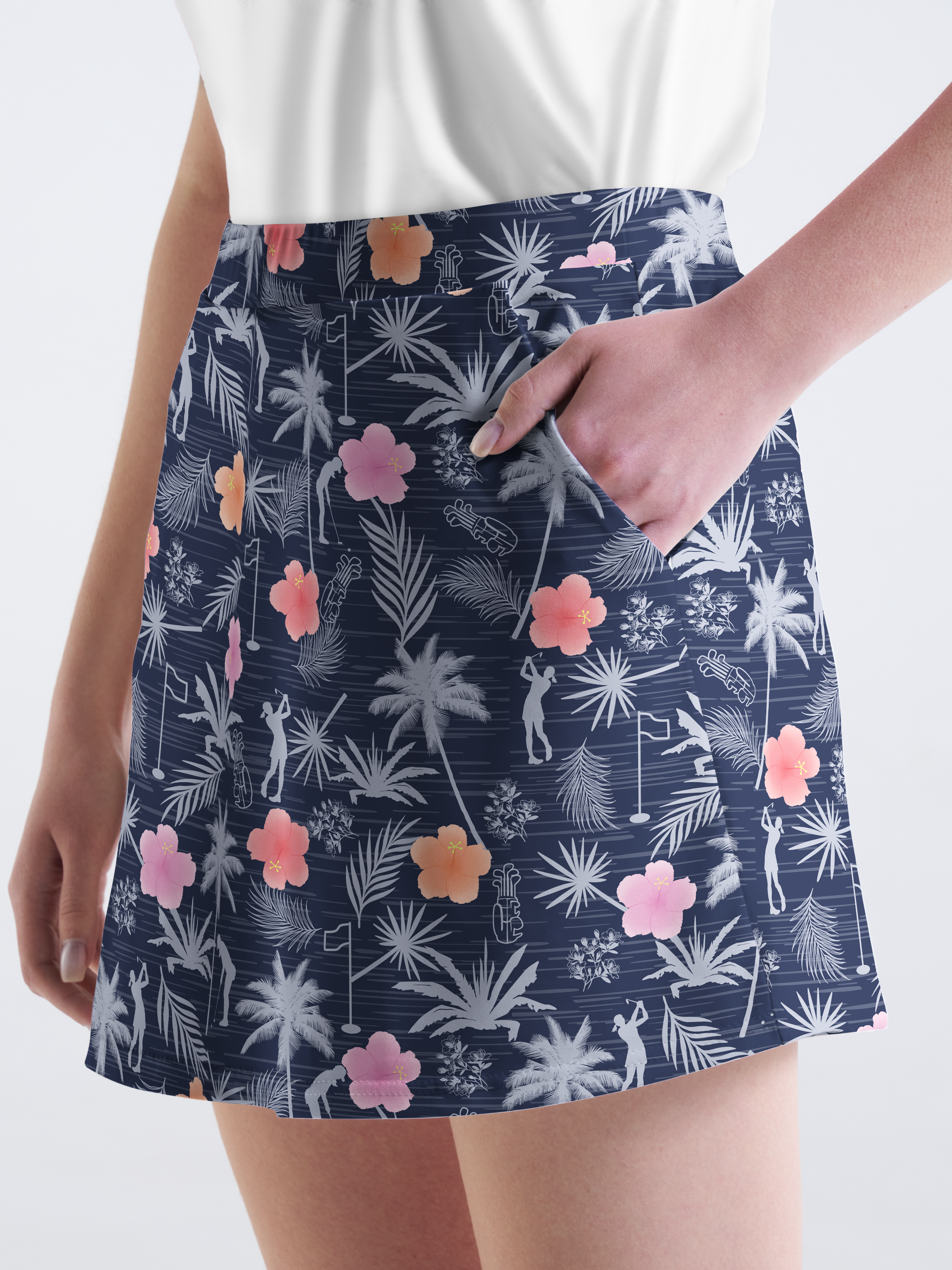Cherryswing Tropical Paradise Golf Skort