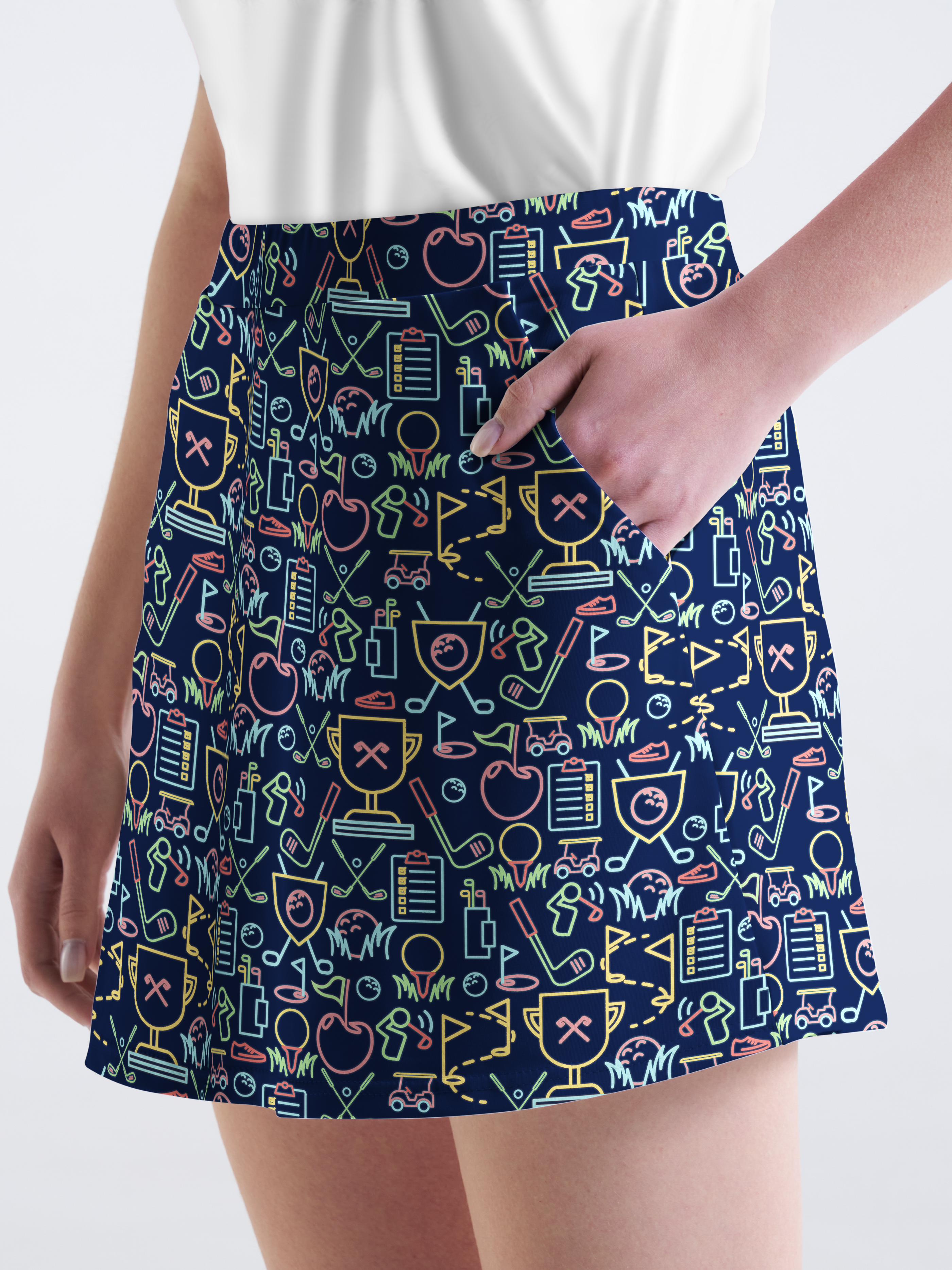 Cherryswing Timeless Trophies Golf Skort