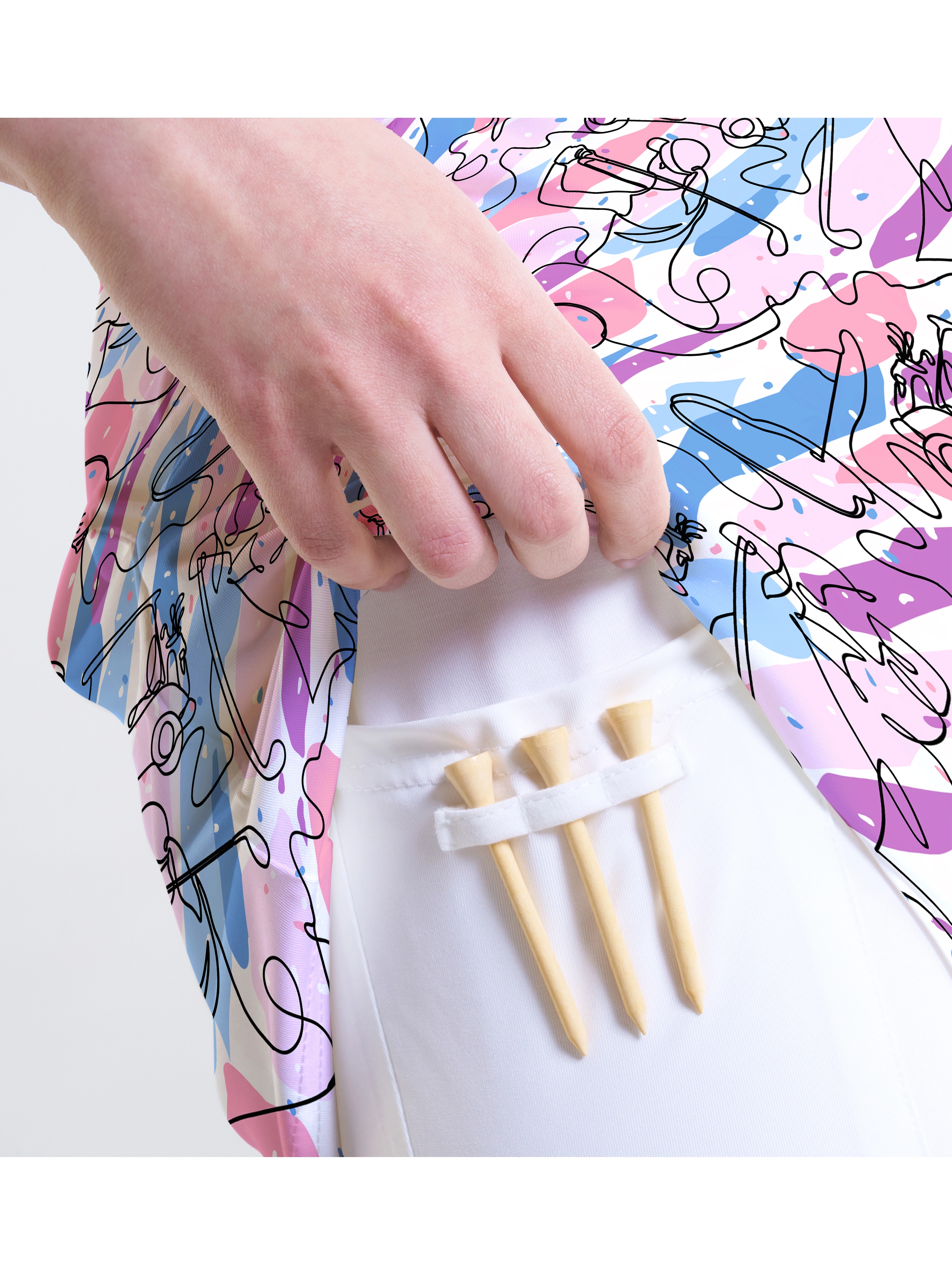 Cherryswing Party in Course Swaying Golf Skort