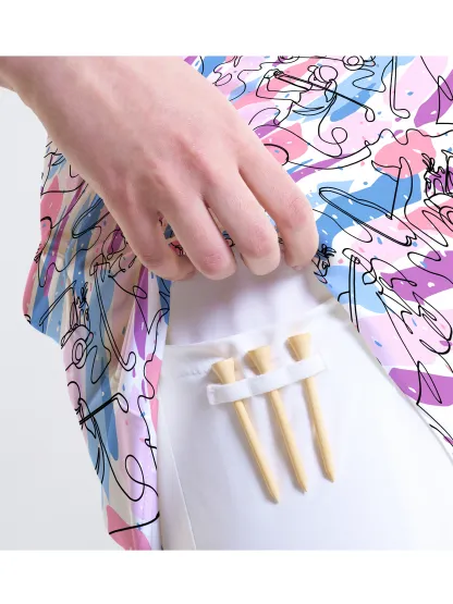 Cherryswing Party in Course Swaying Golf Skort