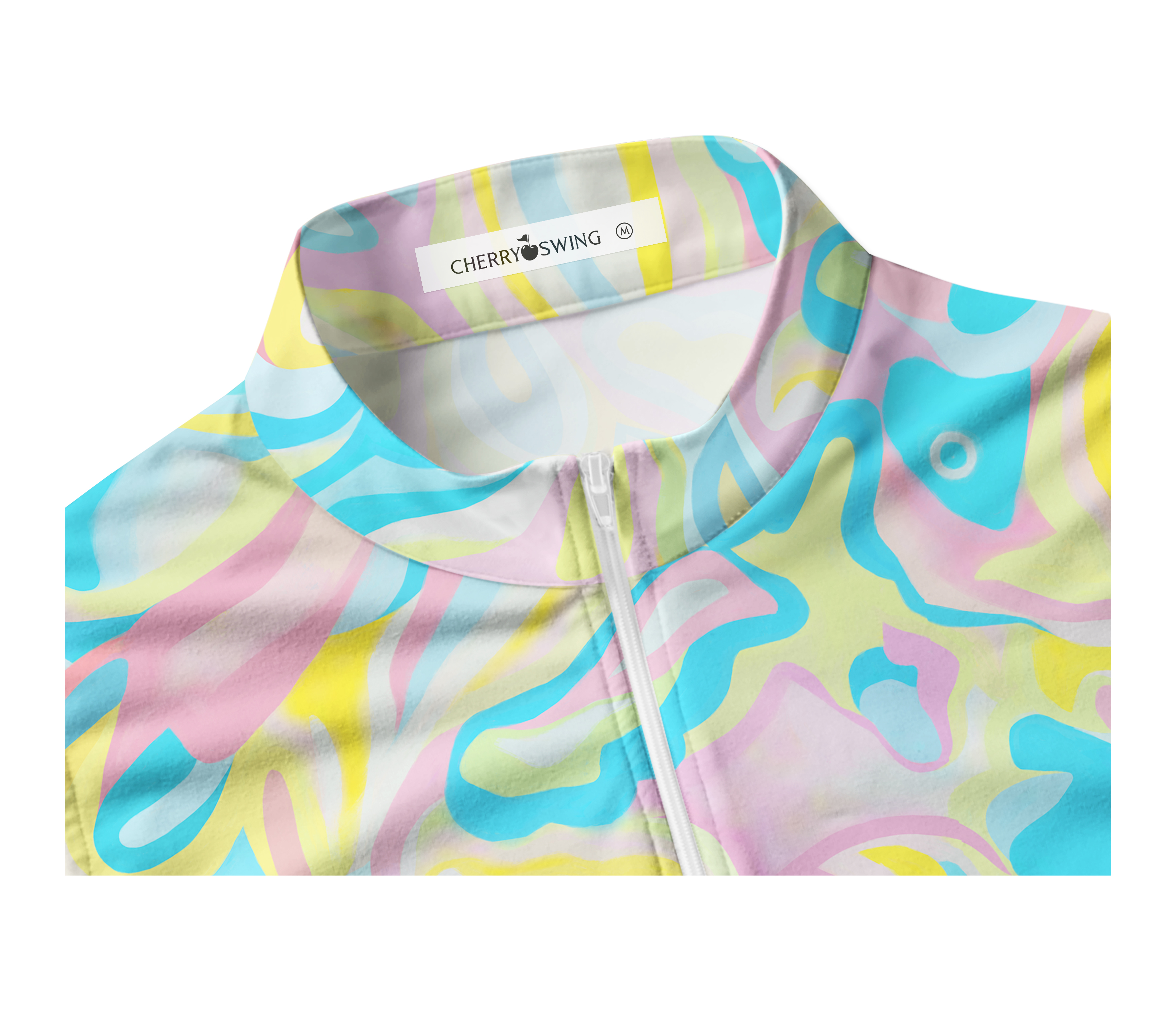 Cherryswing Women's Colorful Fish Sleeveless Golf Shirt 