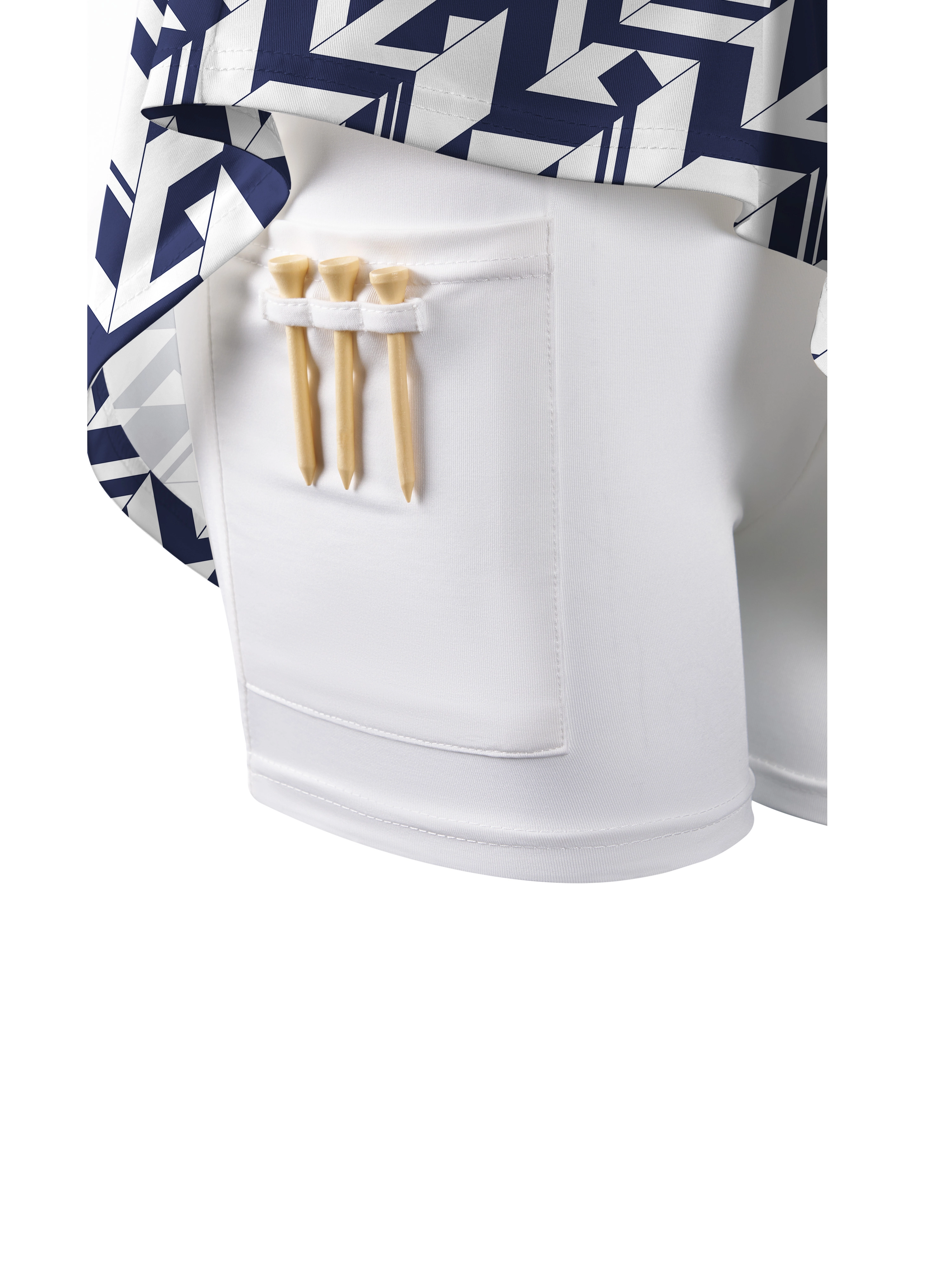 Cherryswing Geometric Art Golf Skort