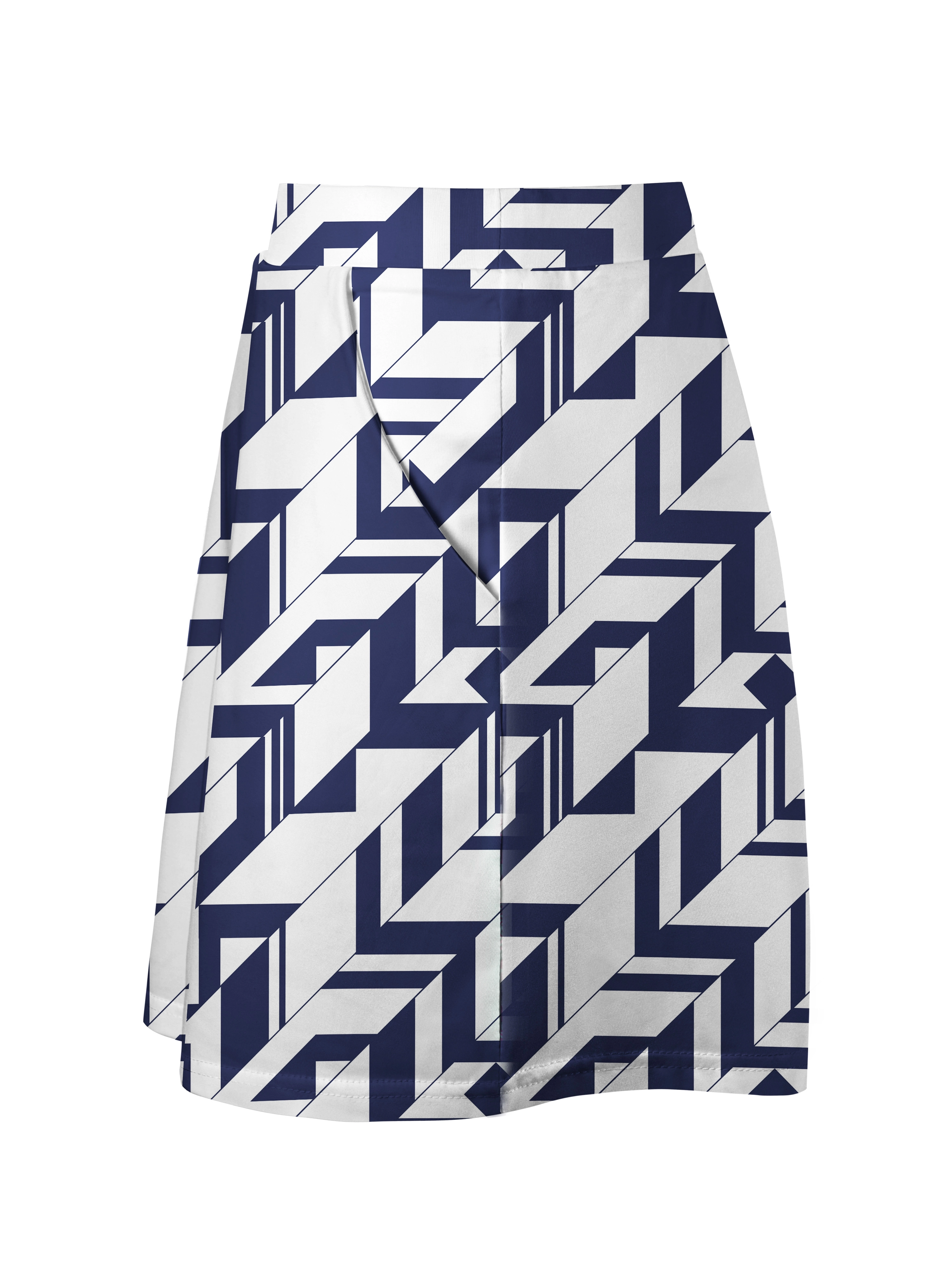 Cherryswing Geometric Art Golf Skort