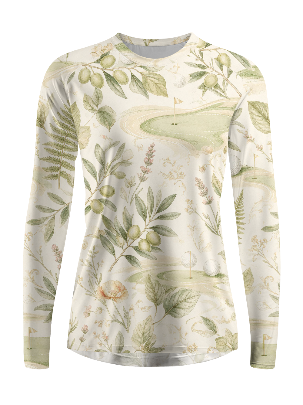 Cherryswing Women's Fairway Botanical Lightweight Golf Base Layer