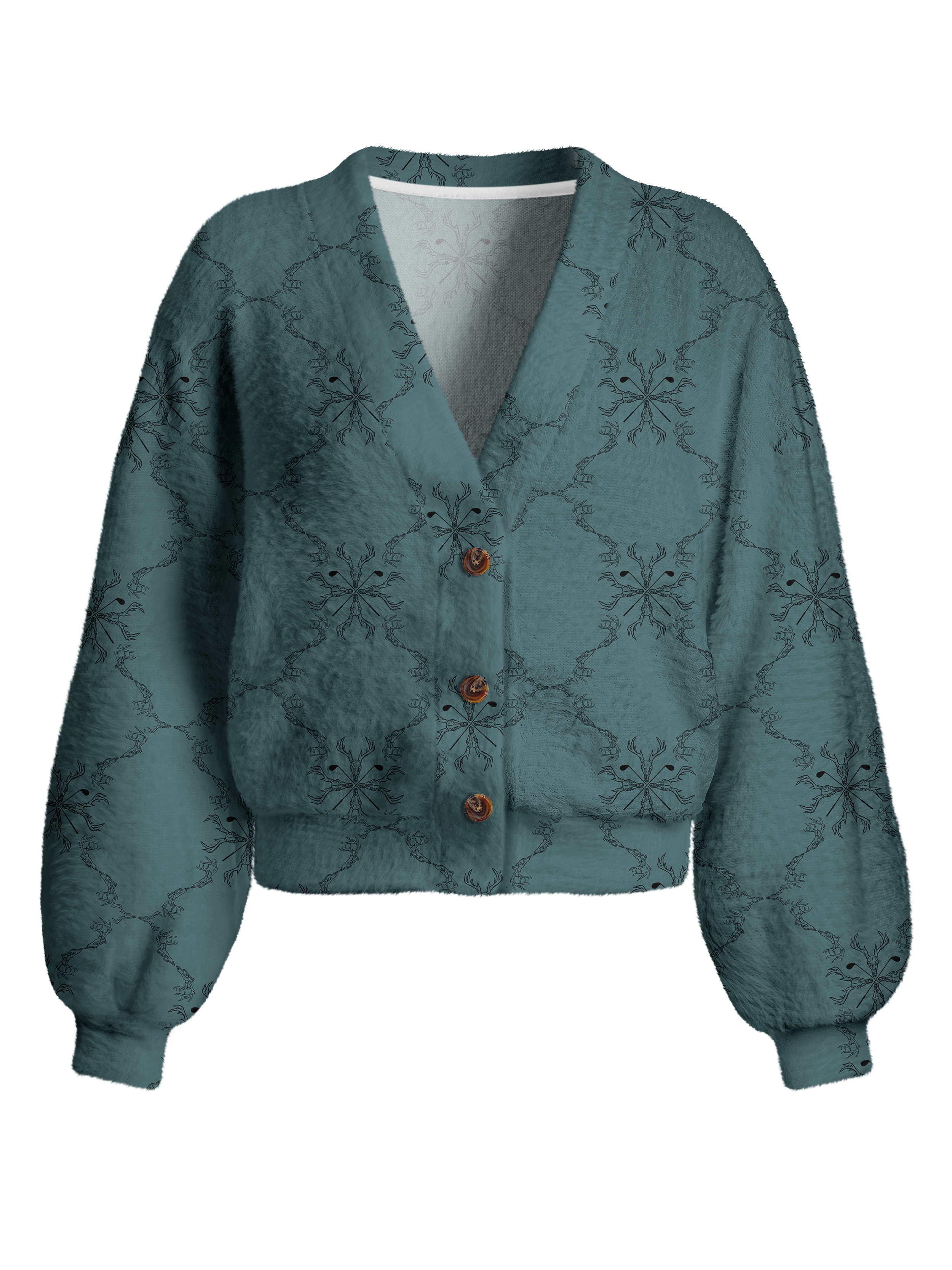 Cherryswing Women's Cocktail Hour Cropped Golf Cardigan