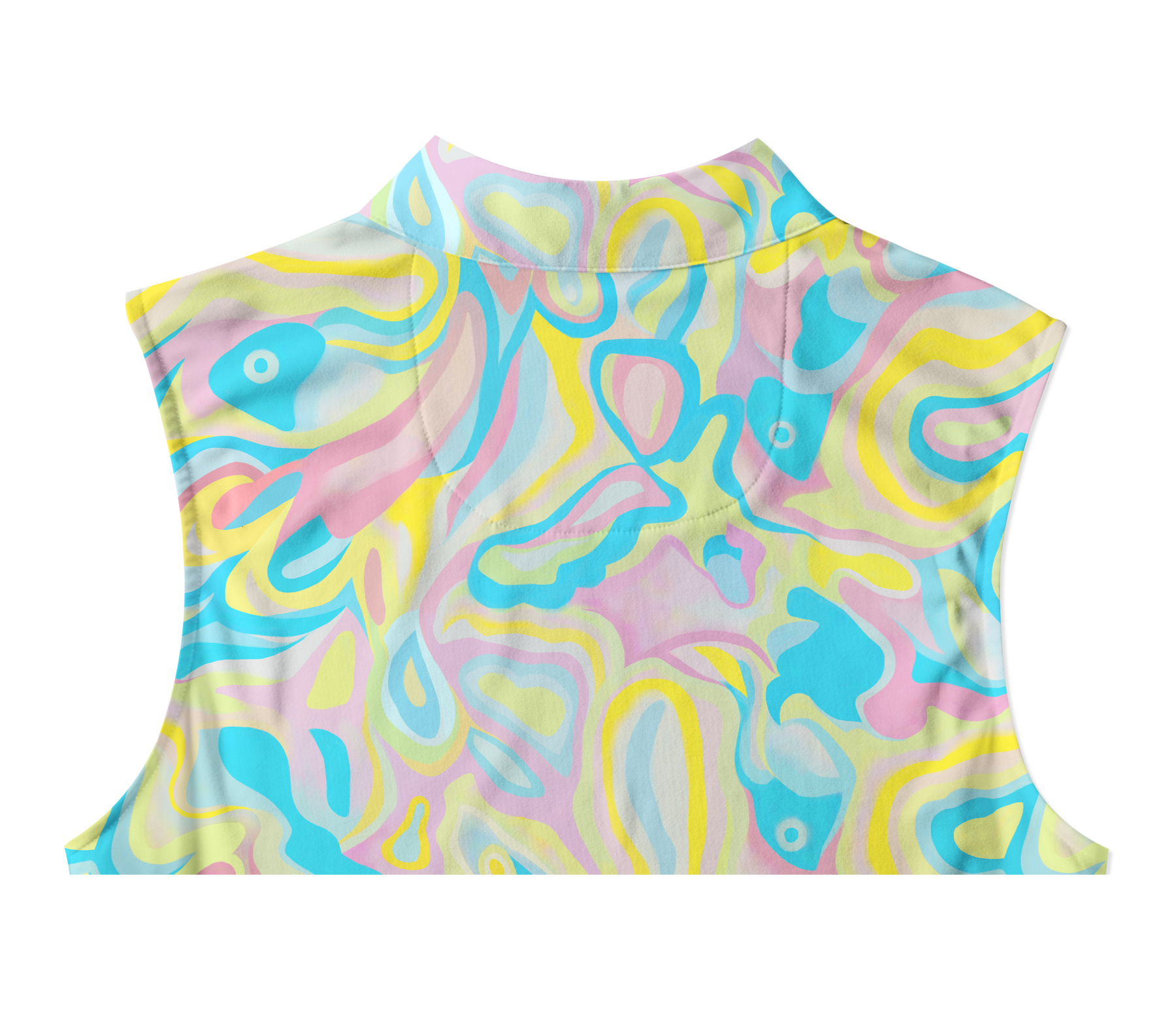 Cherryswing Women's Colorful Fish Sleeveless Golf Shirt 