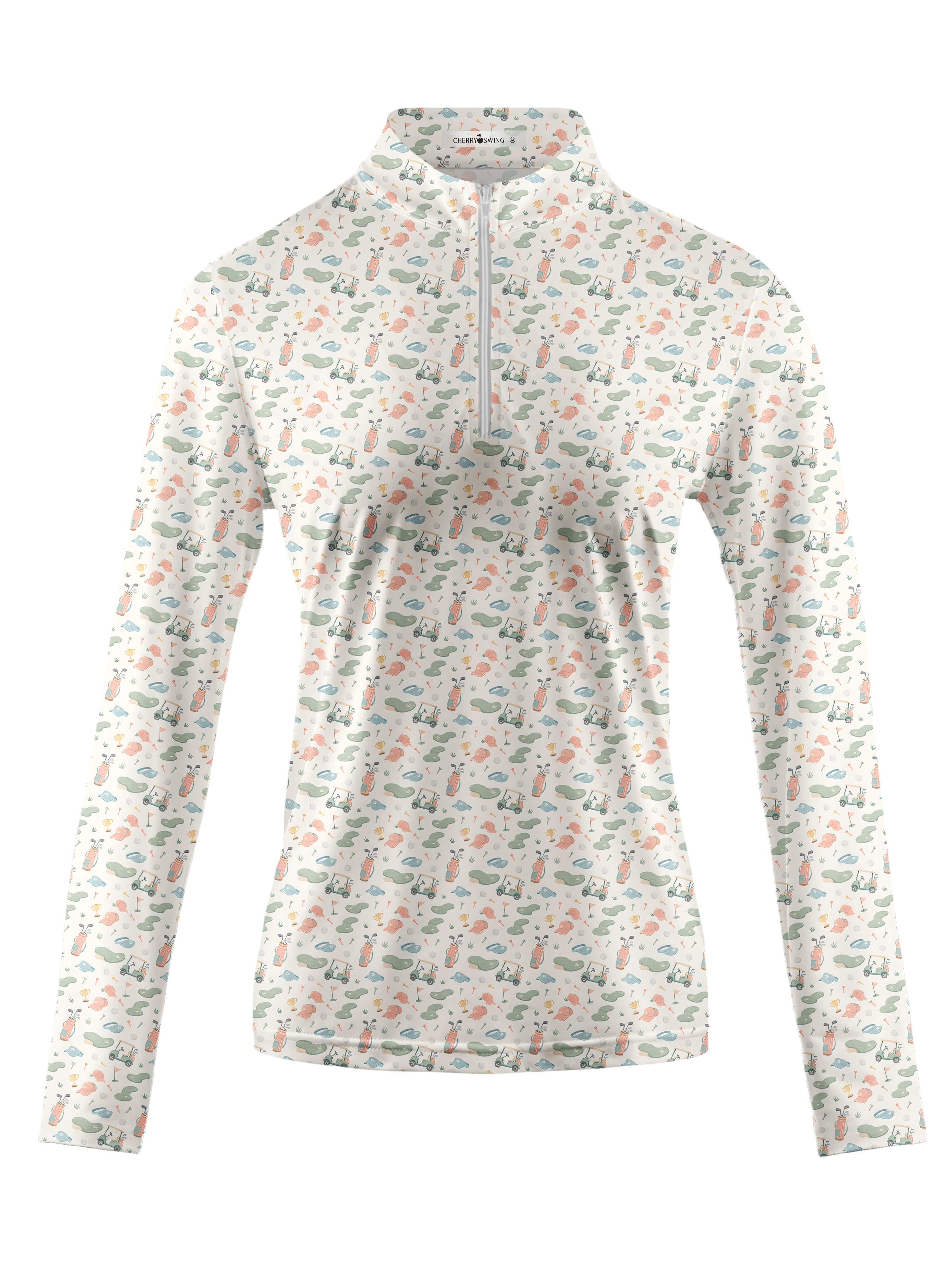 Cherryswing Women's Course Sketch Long Sleeve Golf Shirt