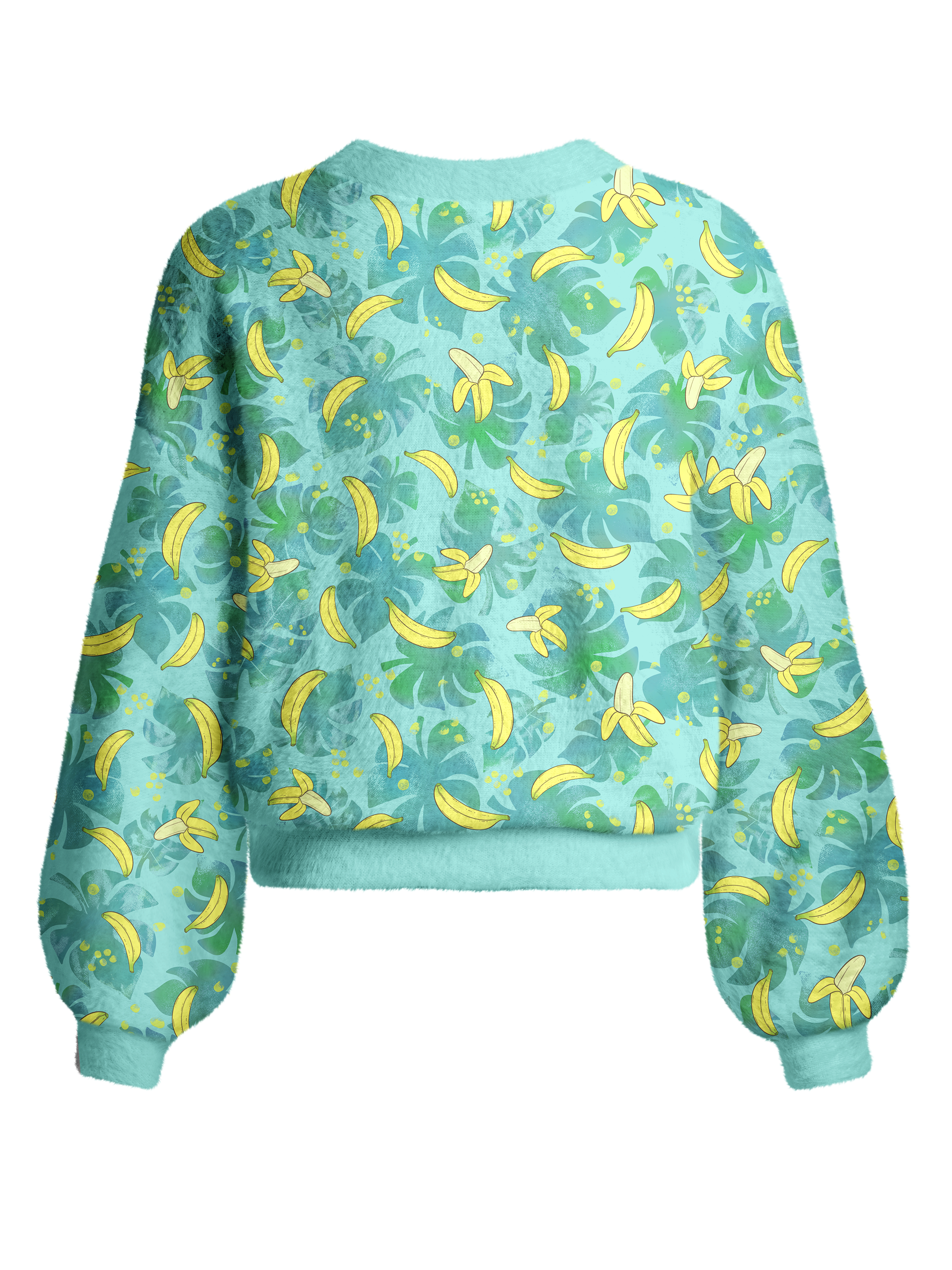 Cherryswing Women's Banana Grove Fuzzy Knit Golf Cardigan