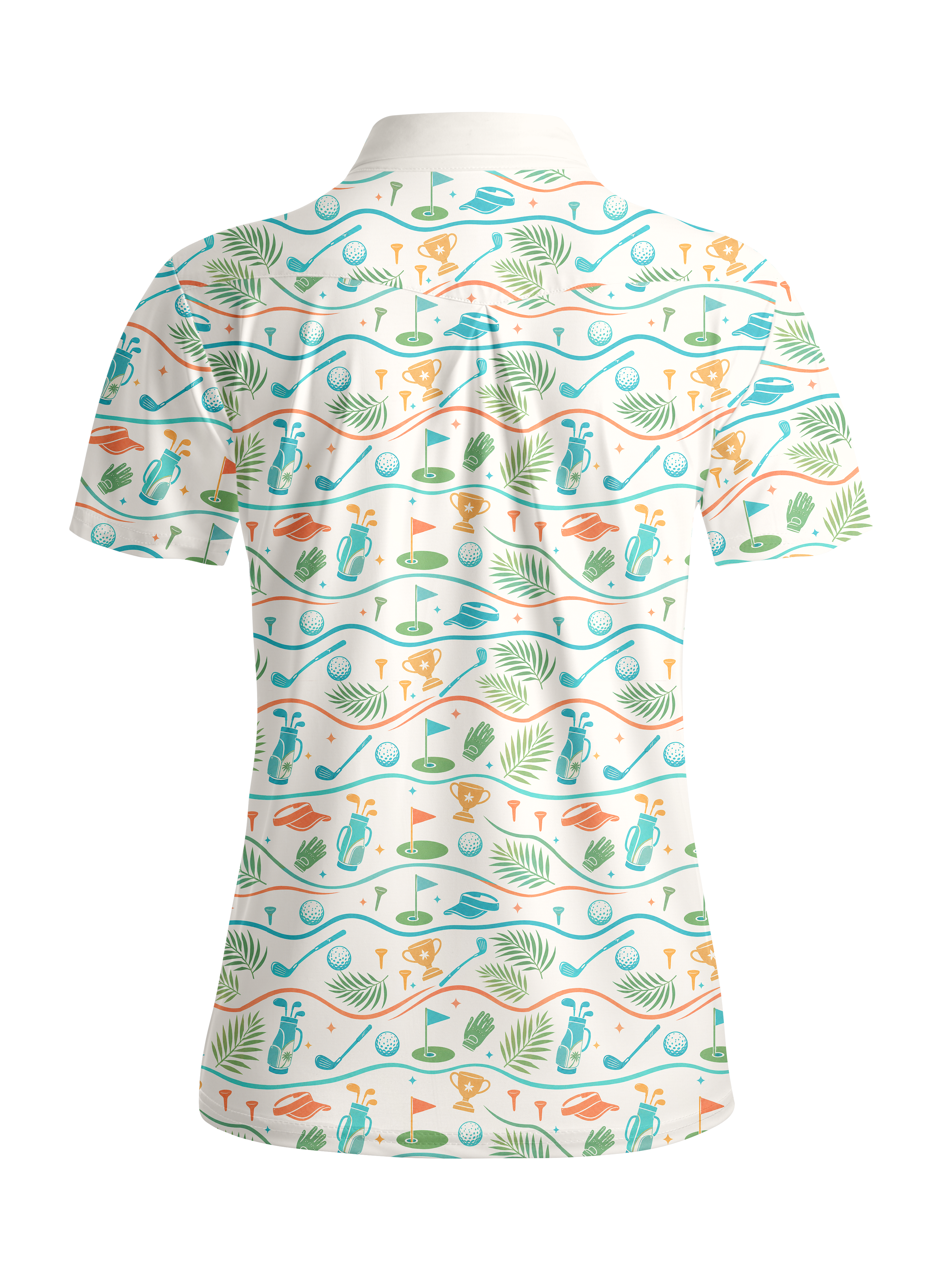 Cherryswing Women's Island Links Short Sleeve Golf Shirt