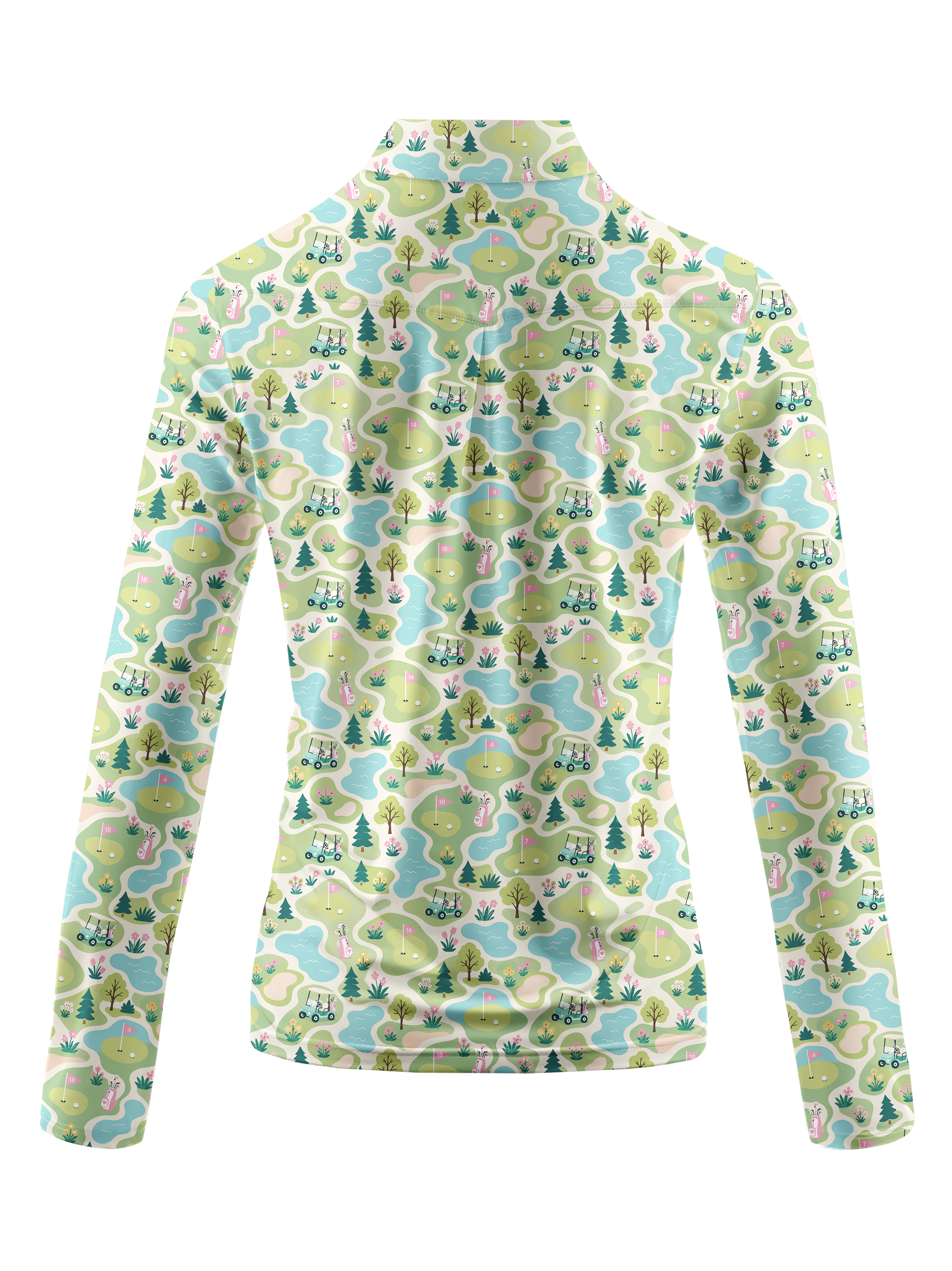 Cherryswing Women's Fairway Wander Long Sleeve Golf Shirt