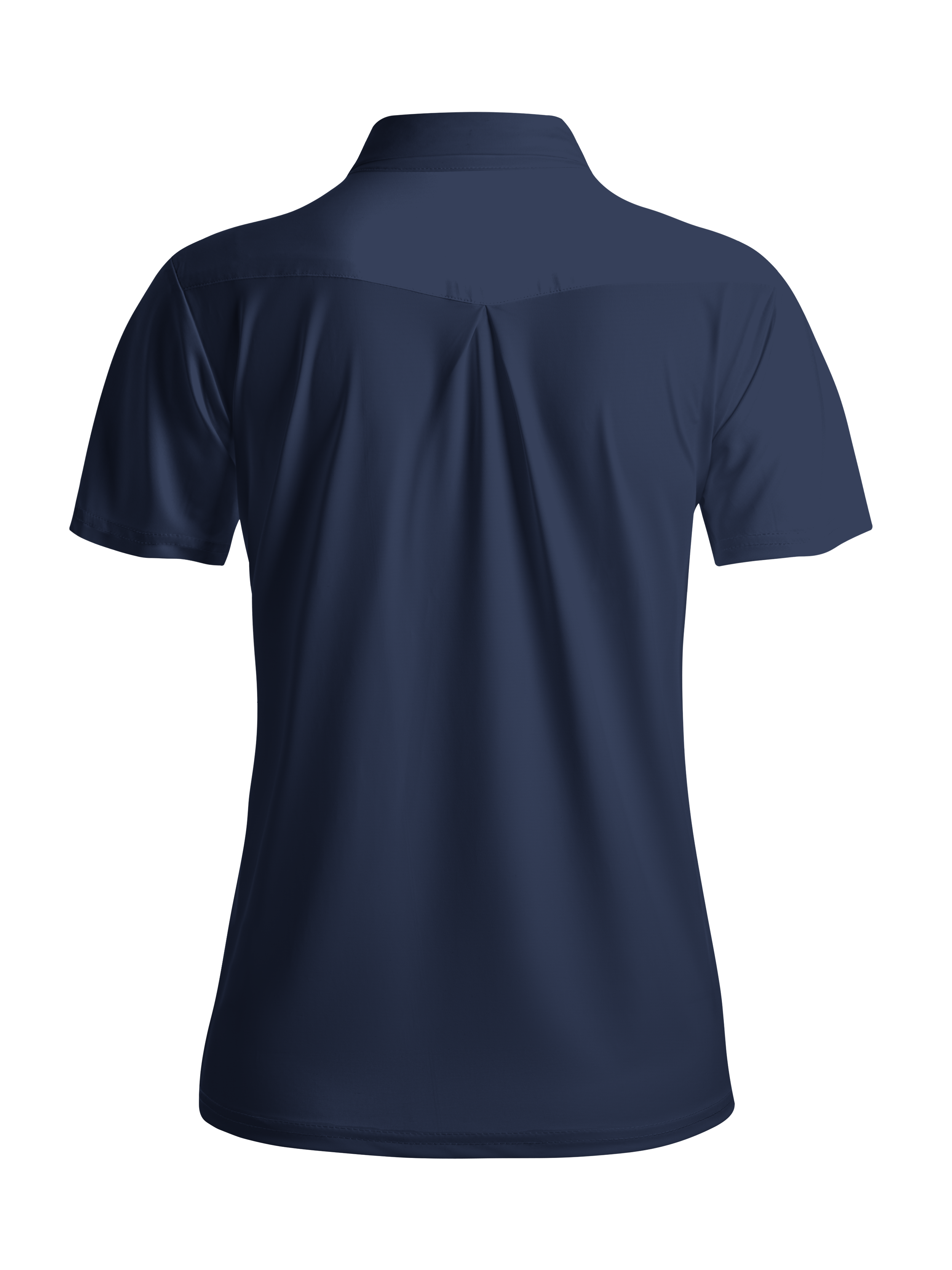 Cherryswing Women's Classic Navy Short Sleeve Golf Shirt