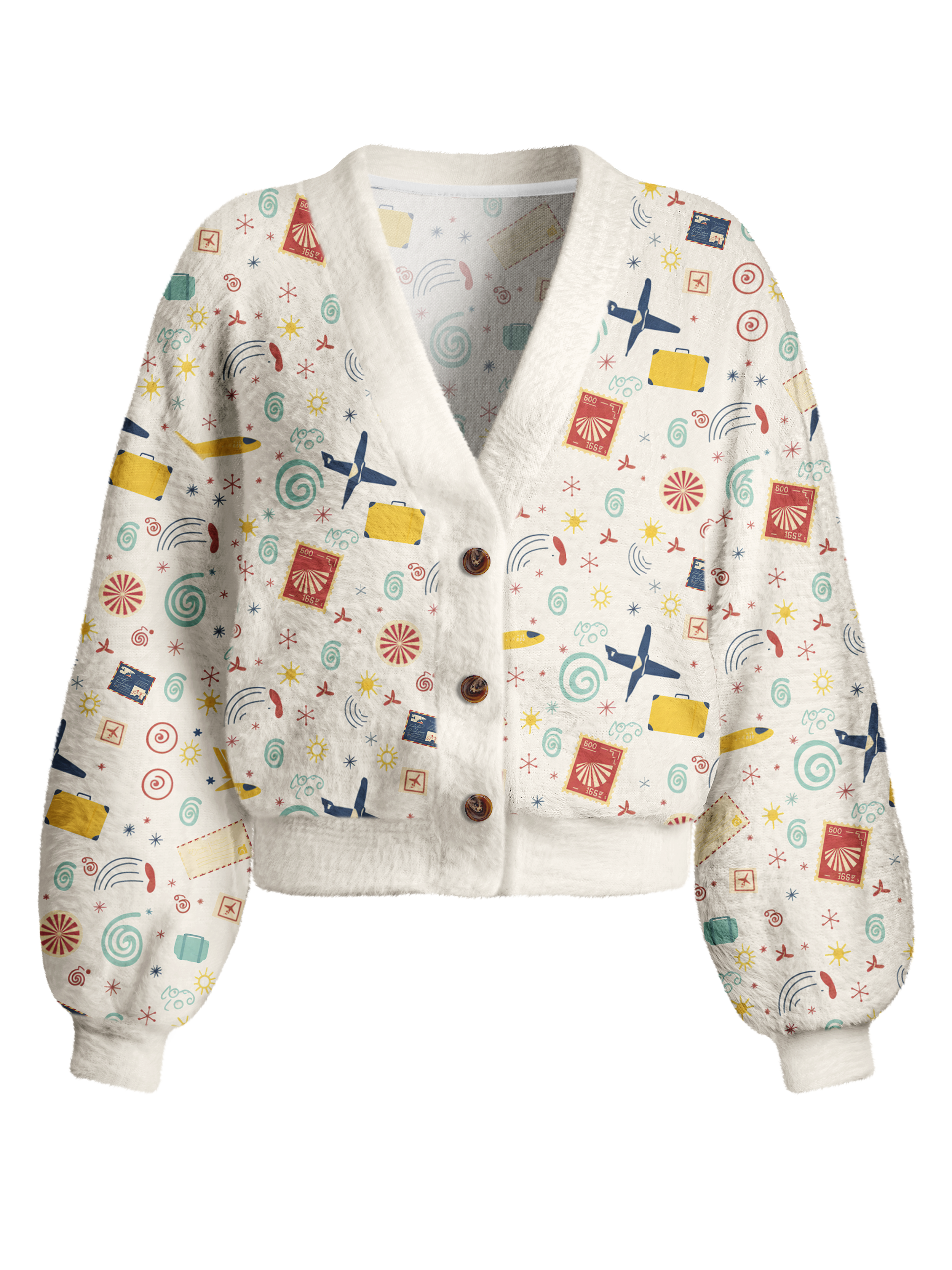 Cherryswing Women's Cocktail Hour Cropped Golf Cardigan