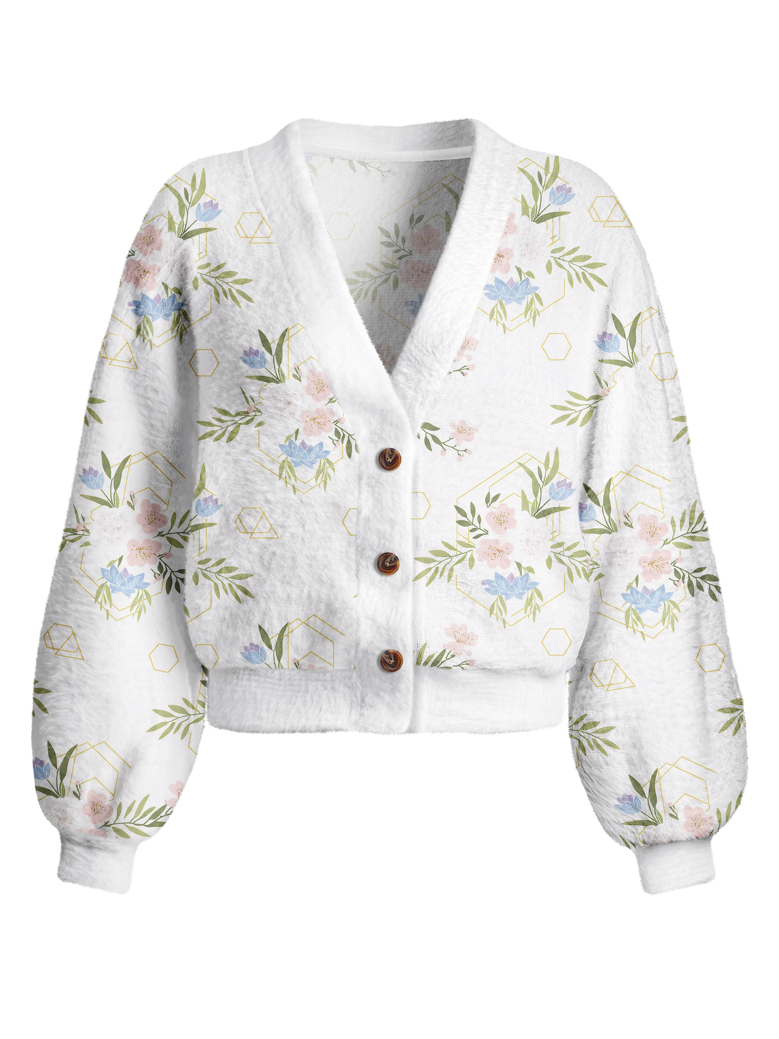 Cherryswing Women's Cocktail Hour Cropped Golf Cardigan