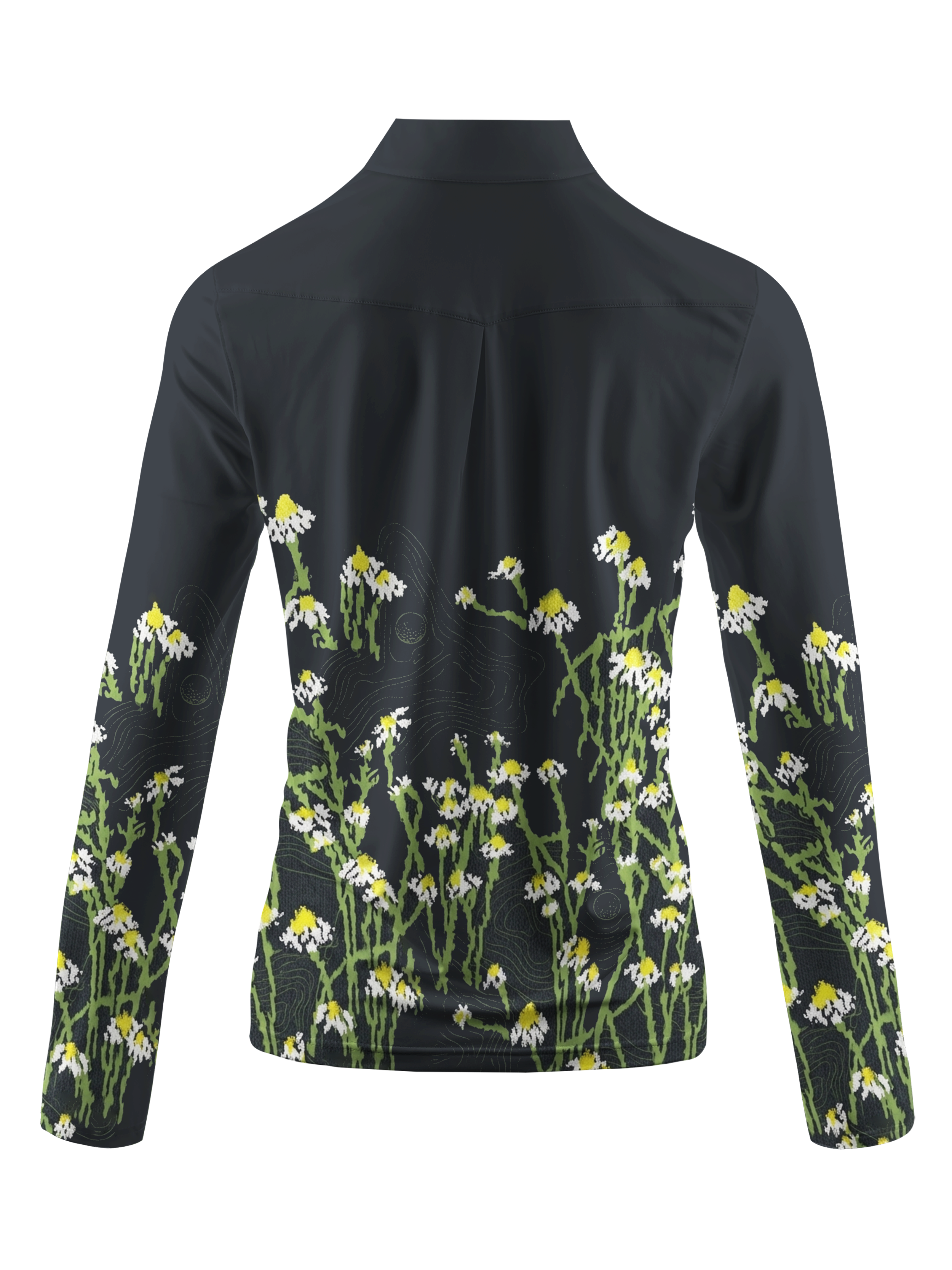 Cherryswing Women's Wildflower Fairway Long Sleeve Golf Shirt