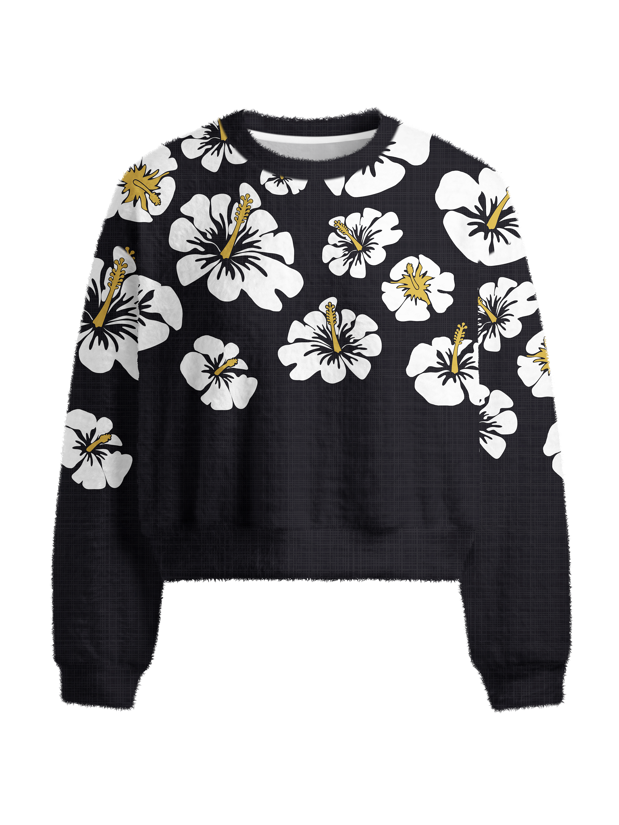 Cherryswing Women's Fuzzy Knit Golf Sweater