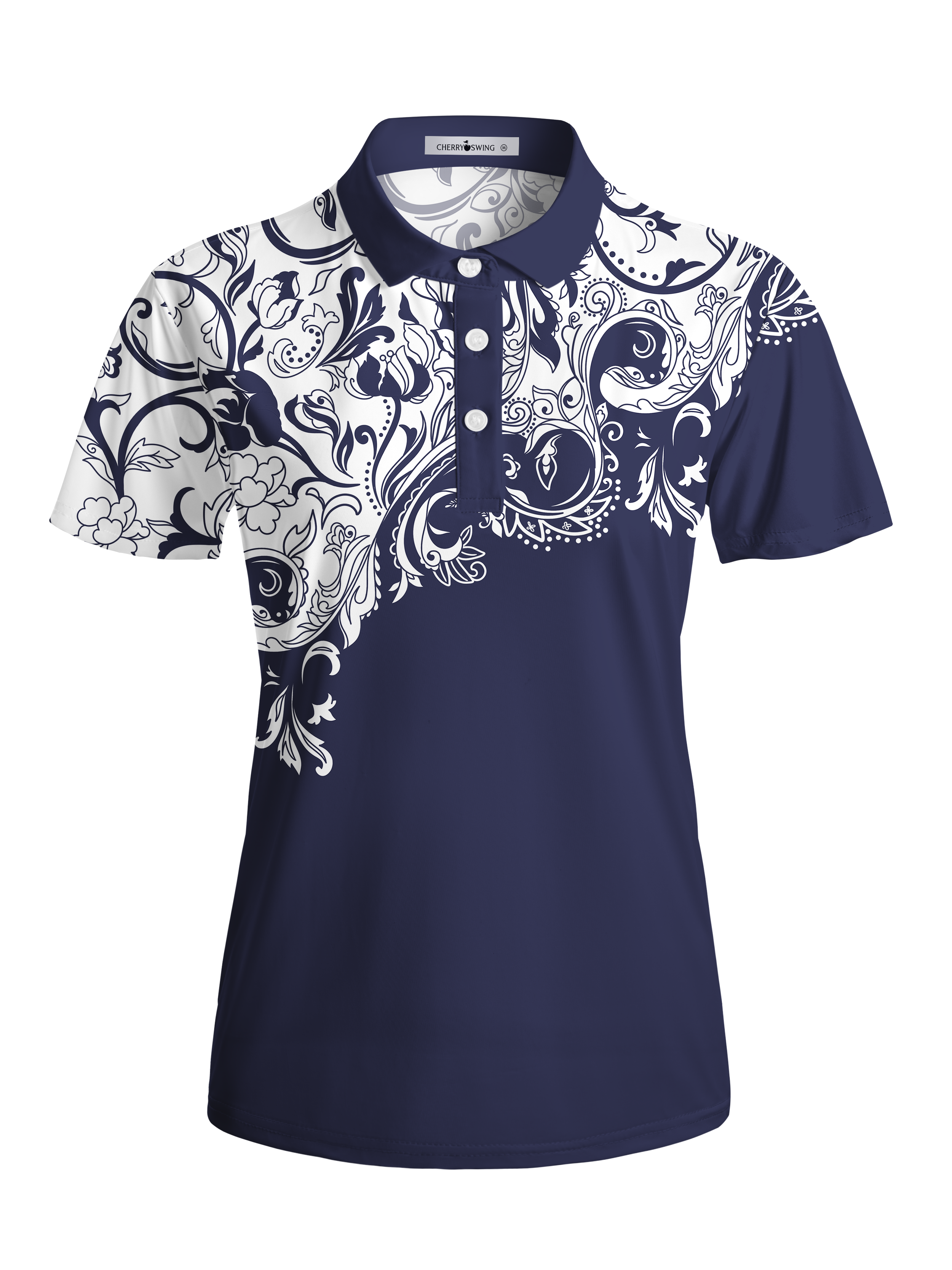 Cherryswing Women's Timeless Artistry Short Sleeve Golf Shirt