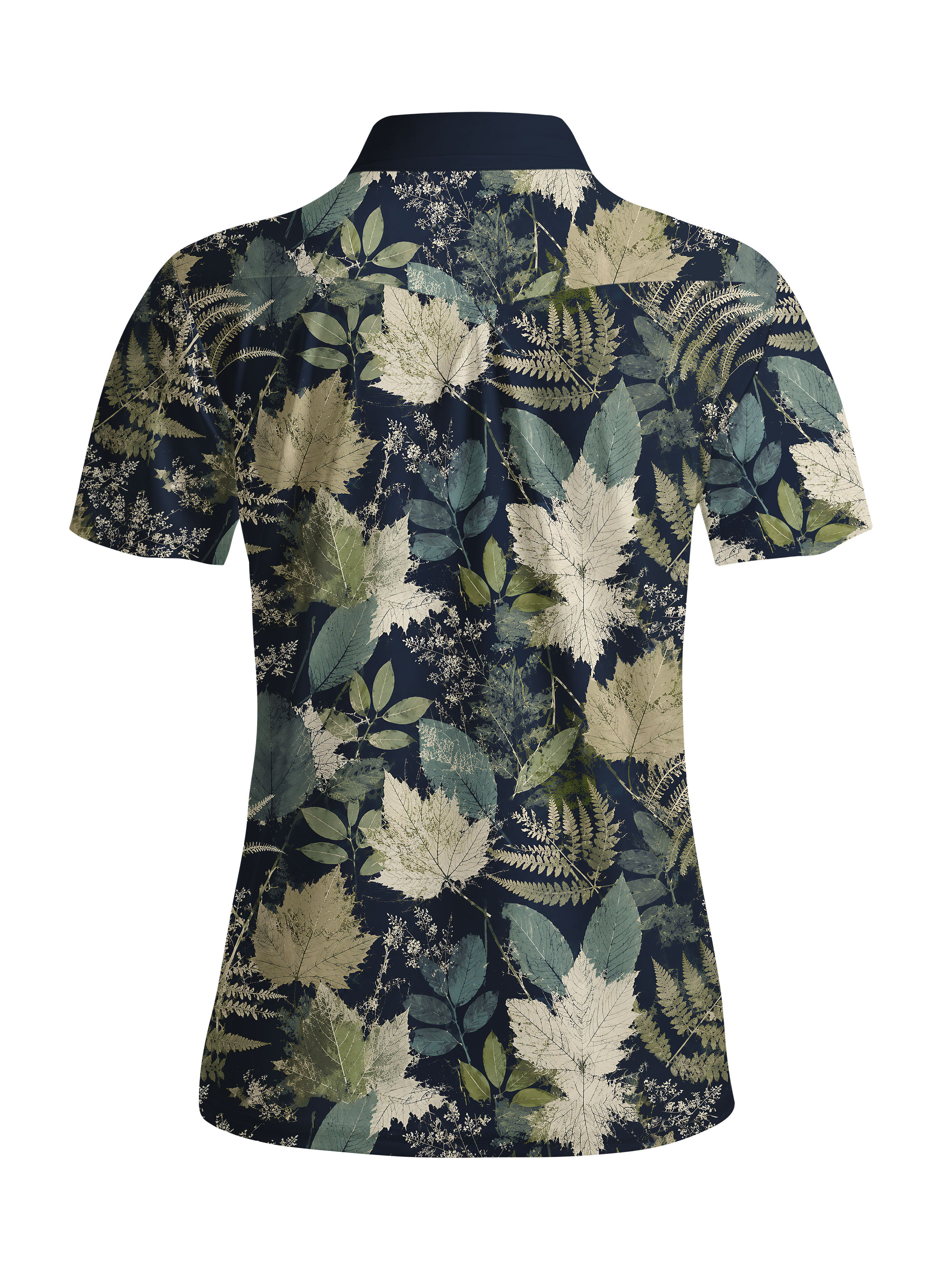 Cherryswing Women's Botanical Specimen Short Sleeve Golf Shirt