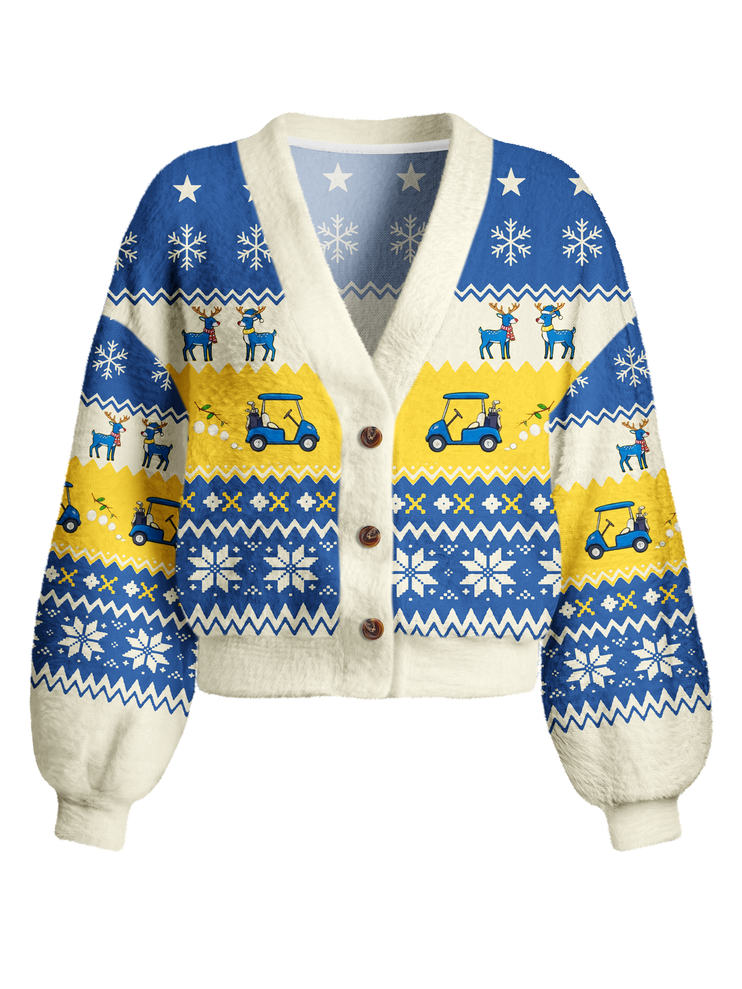 Cherryswing Women's Cocktail Hour Cropped Golf Cardigan