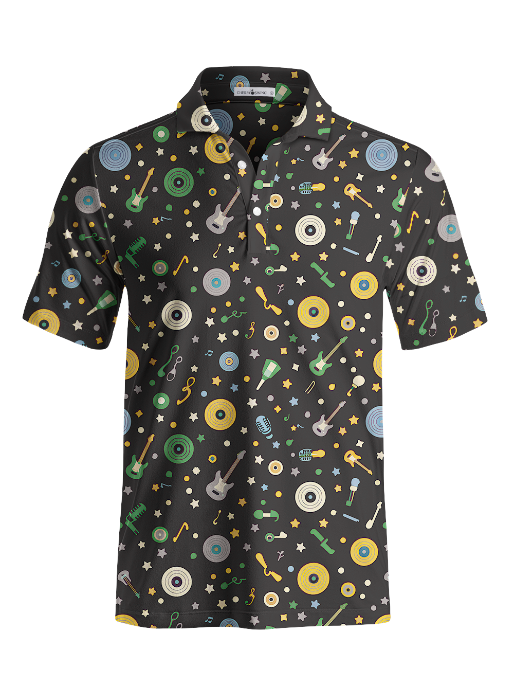 Cherryswing Melody Noir Men's Polo Shirt