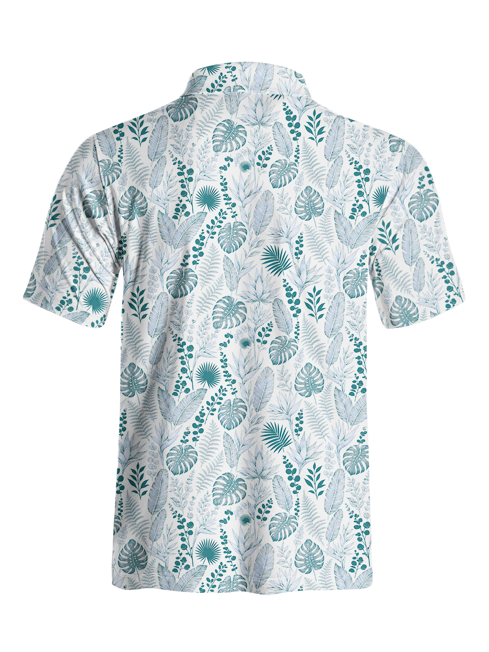 Cherryswing Tropical Leaf Men's Polo Shirt