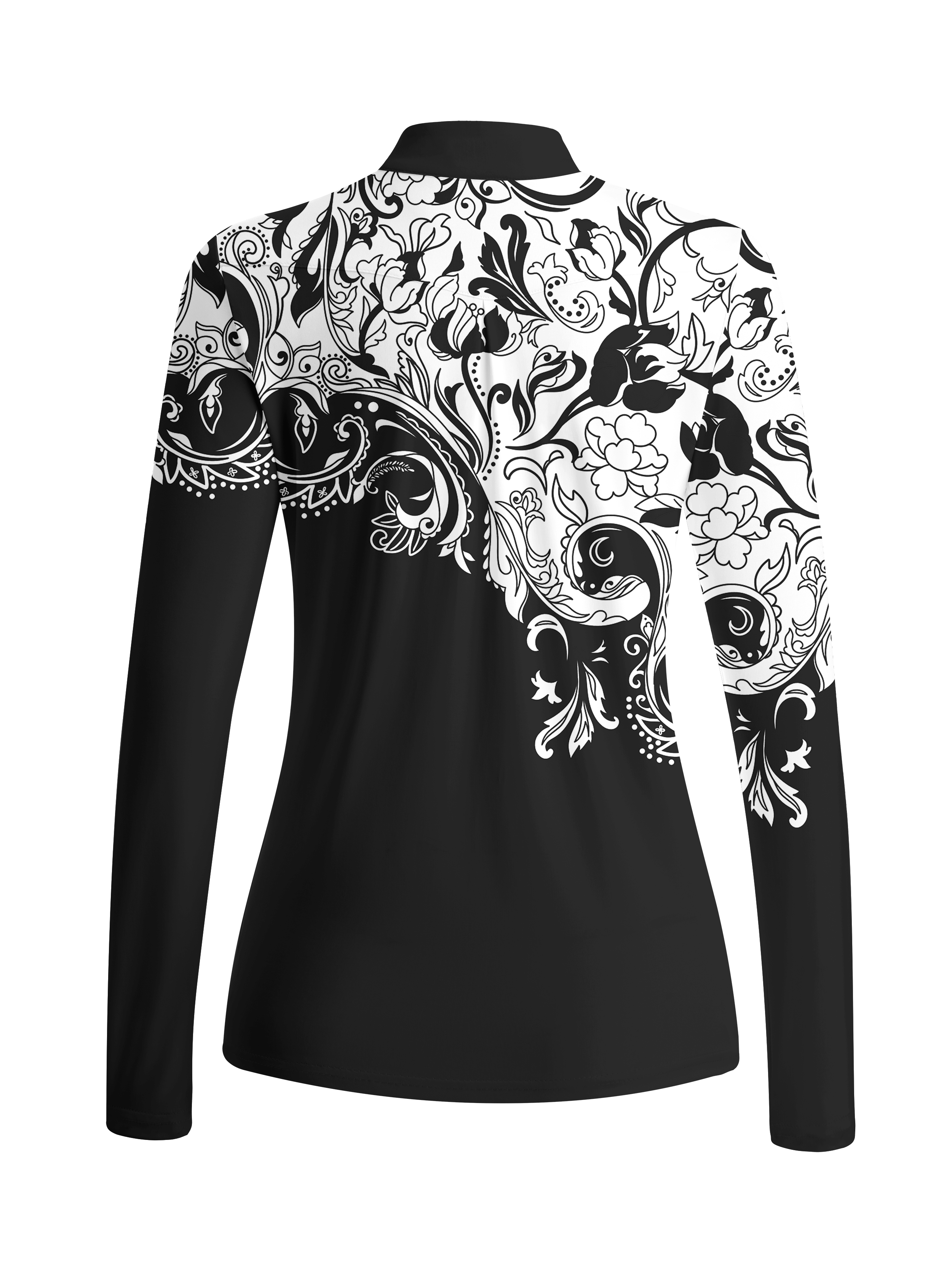 Cherryswing Women's Timeless Artistry Long Sleeve Golf Shirt