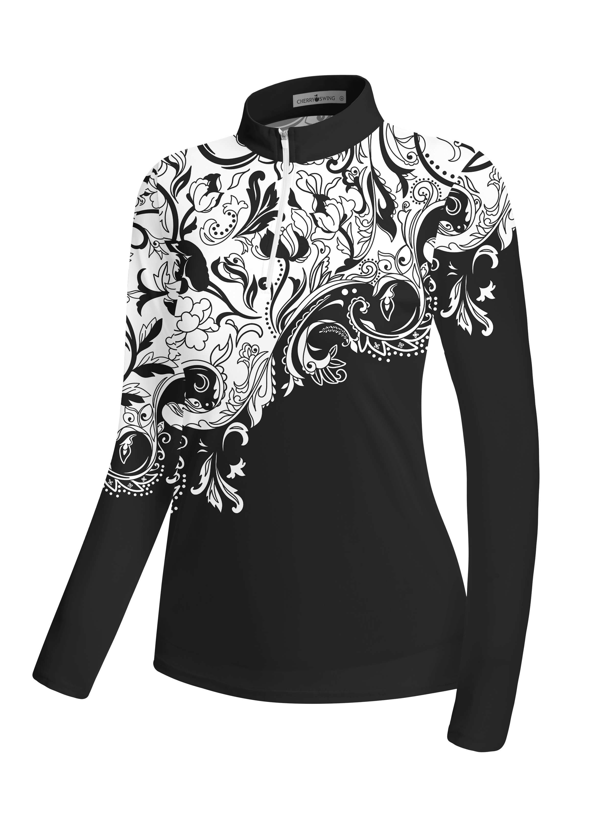 Cherryswing Women's Timeless Artistry Long Sleeve Golf Shirt