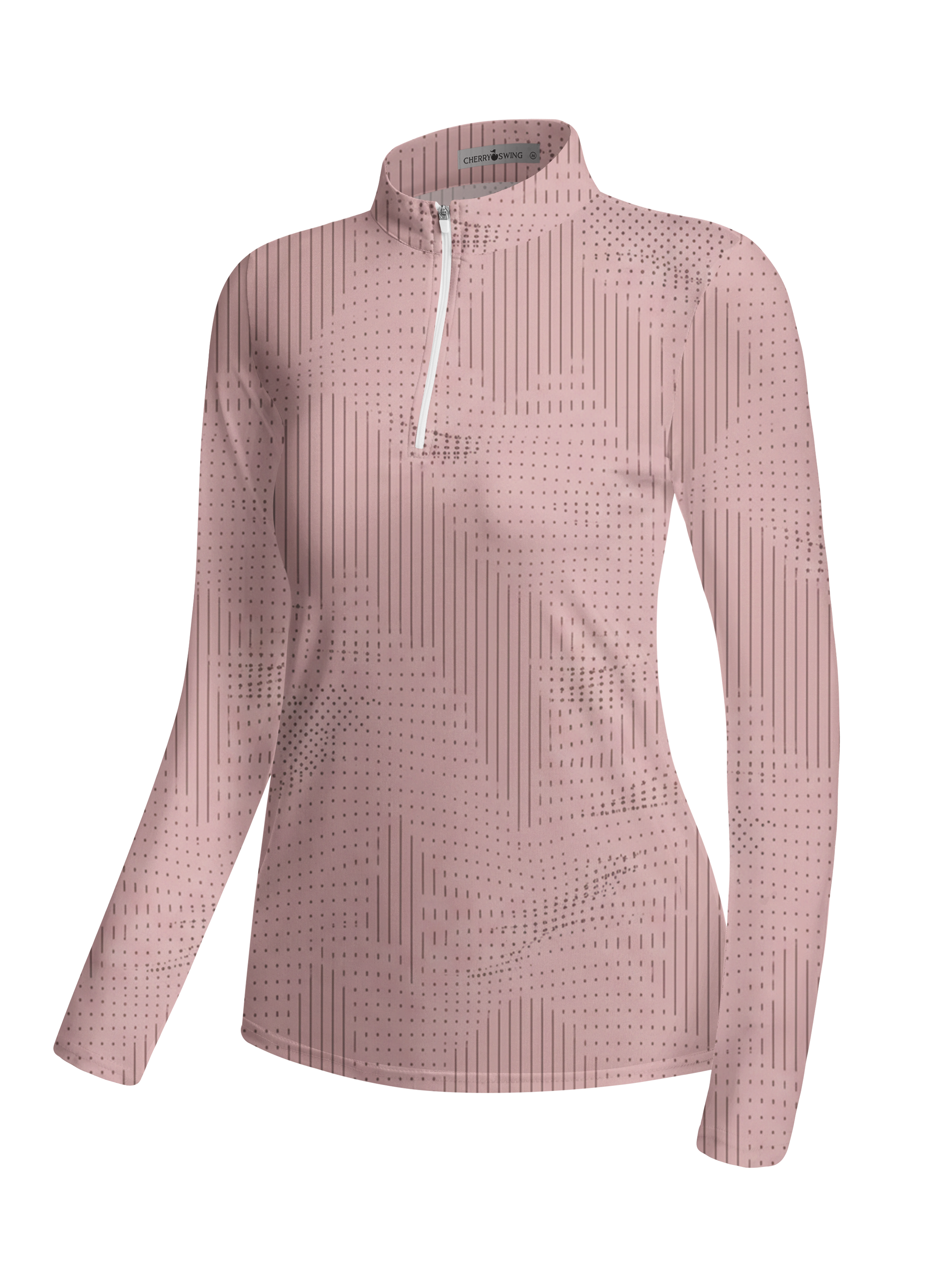 Cherryswing Women's Dusty Dot Long Sleeve Golf Shirt