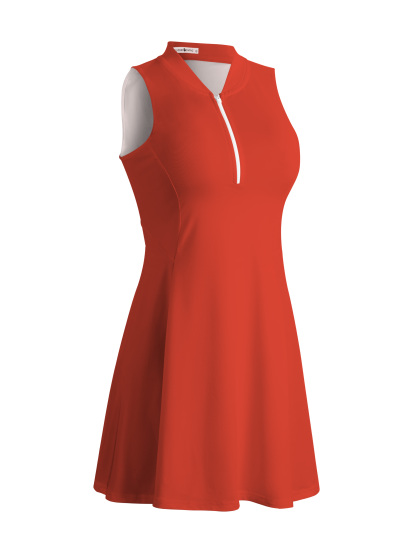 Cherryswing Red Color Golf Dress With Shorts
