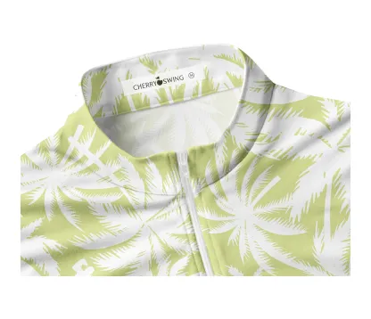 Cherryswing Women's Sleeveless Stand Collar Golf Polo Shirt