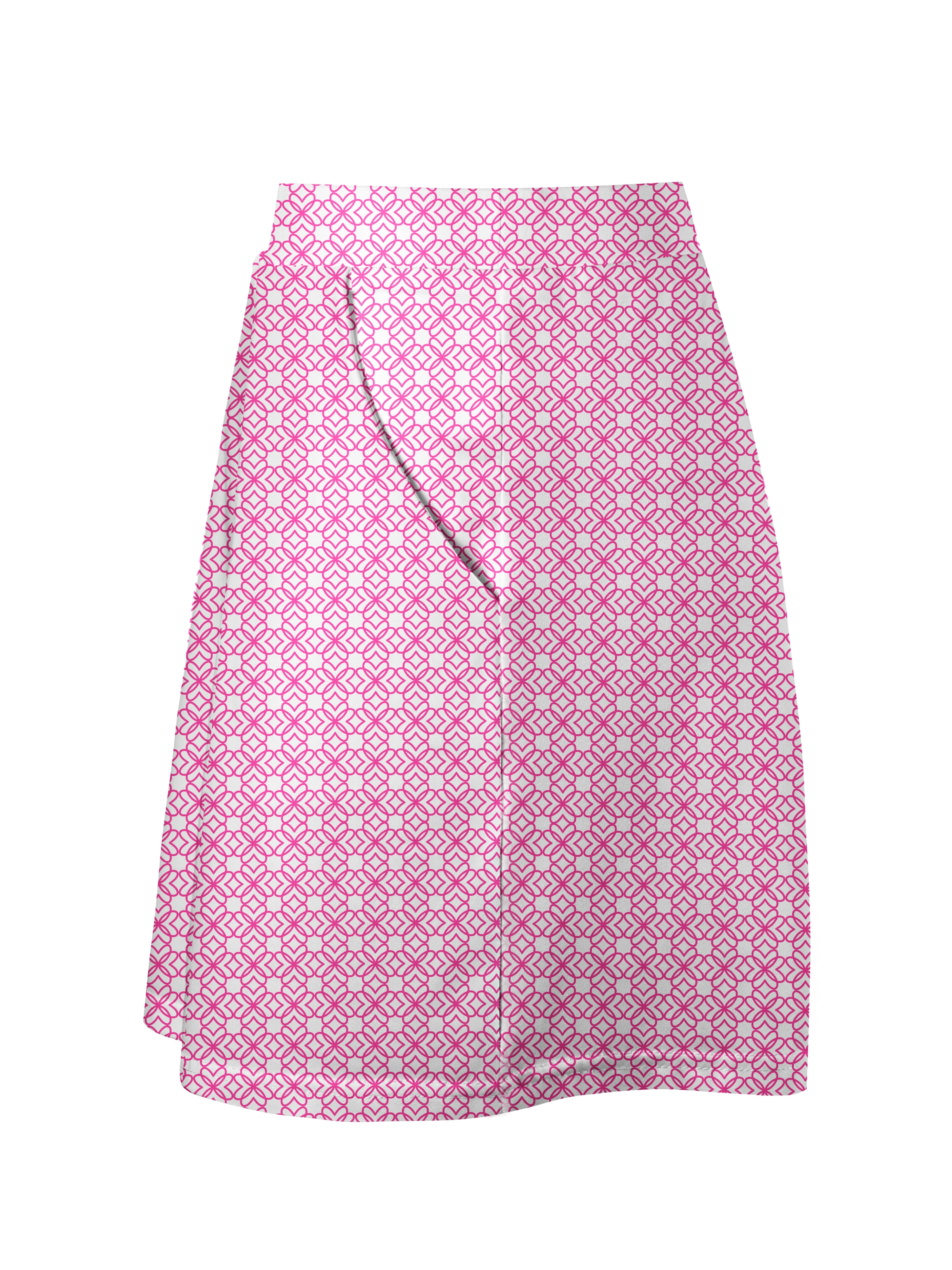 Cherryswing Geometric Pattern Golf Skort