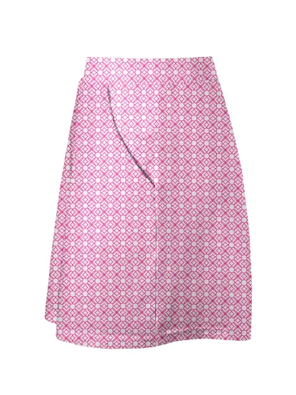 Cherryswing Geometric Pattern Golf Skort
