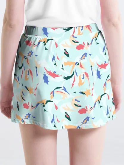 Cherryswing Floral Color Matching Swaying Golf Skort