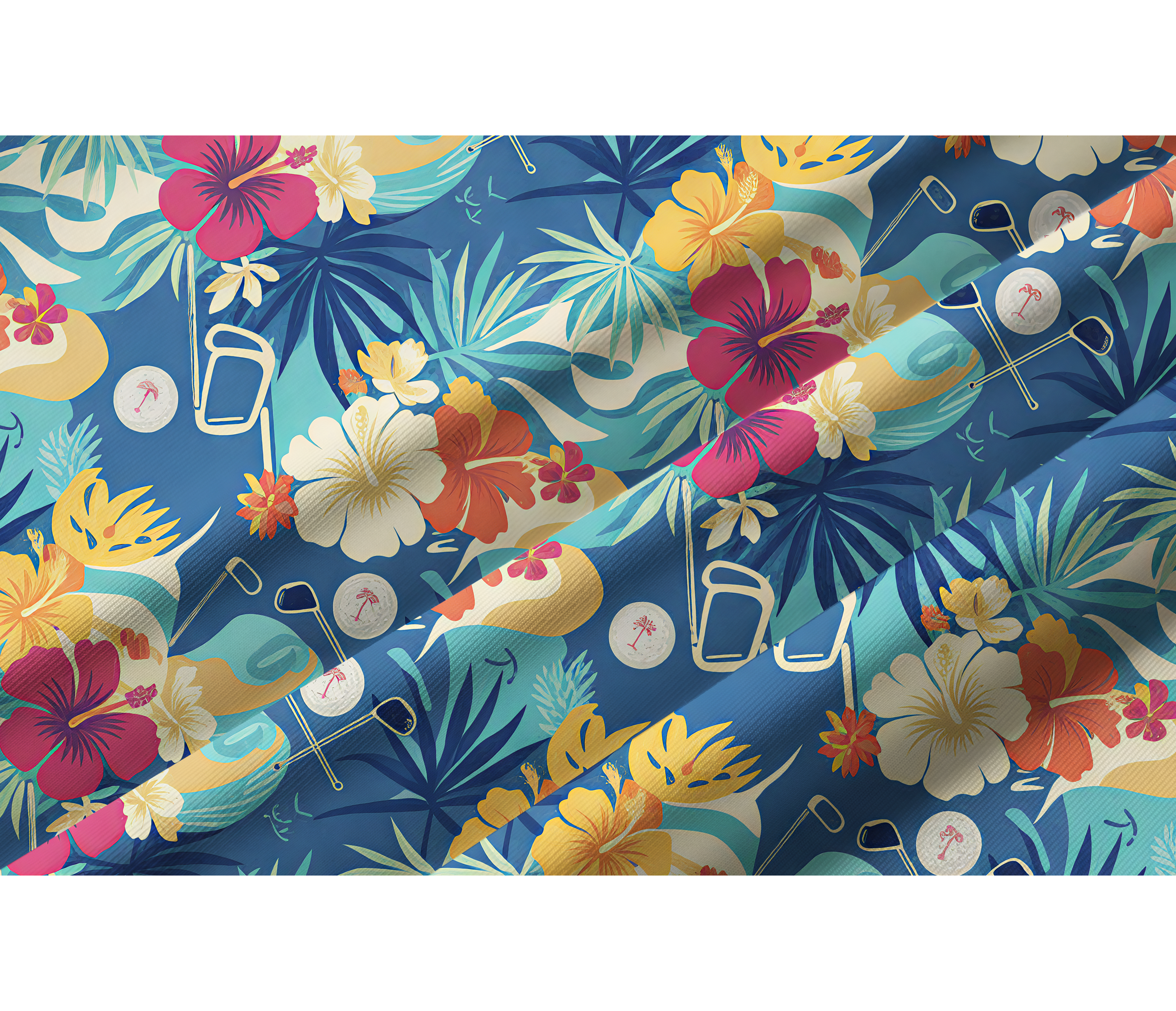 Cherryswing Women's Hawaiian Golf Floral Short Sleeve Polos