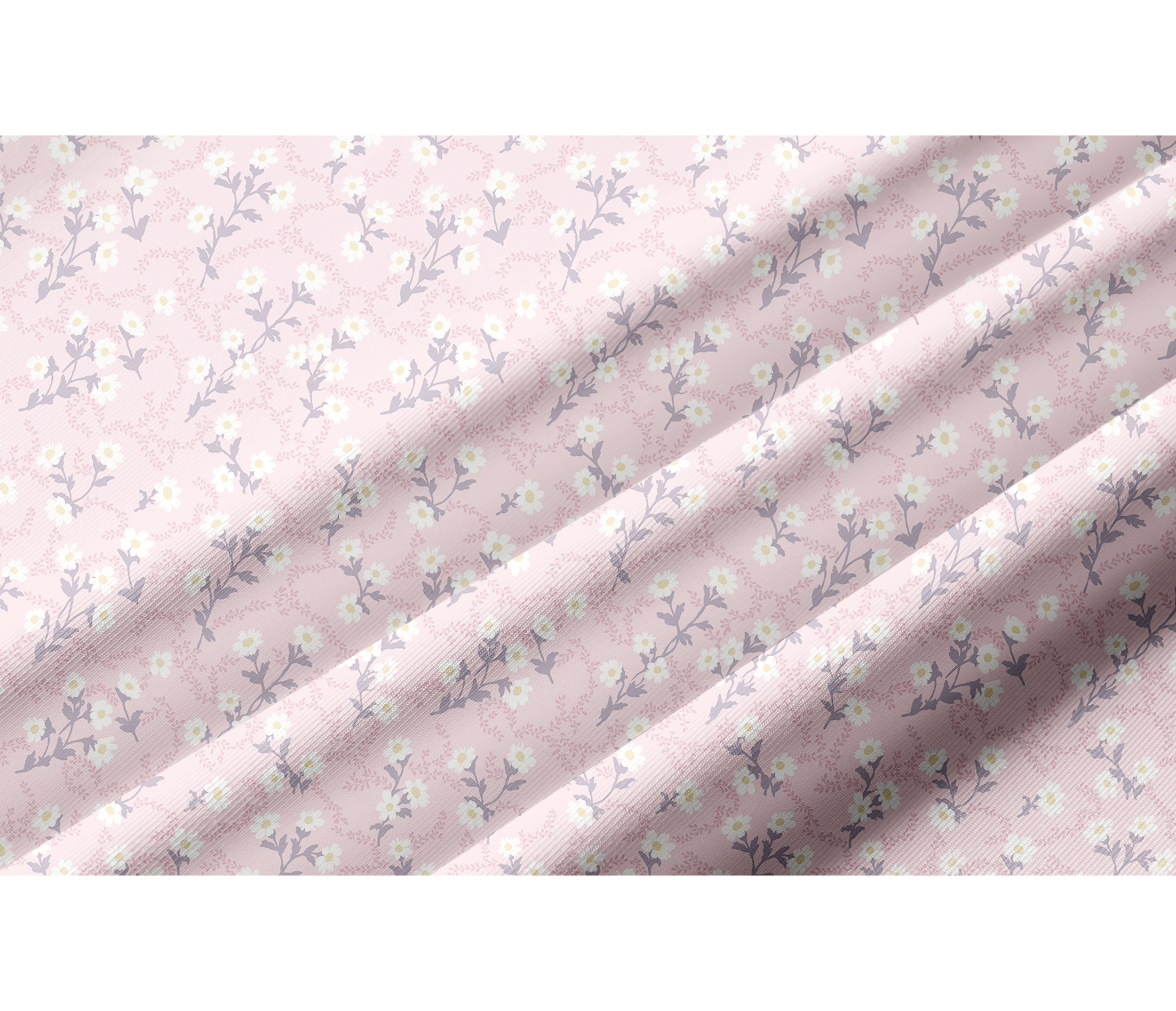 Cherryswing Women's Dainty Floral Sprig Print Long Sleeve Golf Shirt