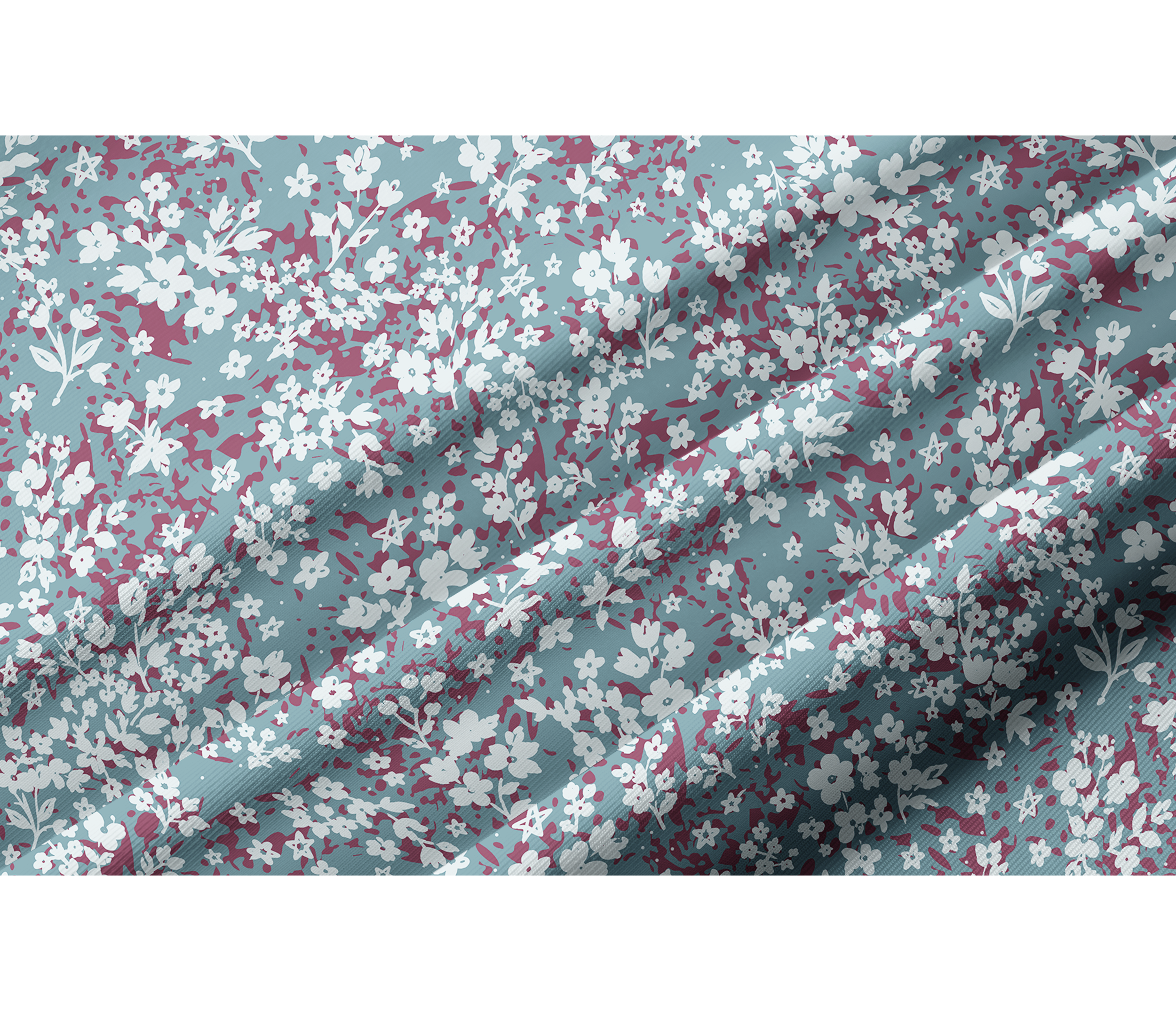 Cherryswing Women's Ditsy Floral Print Long Sleeve Golf Shirt