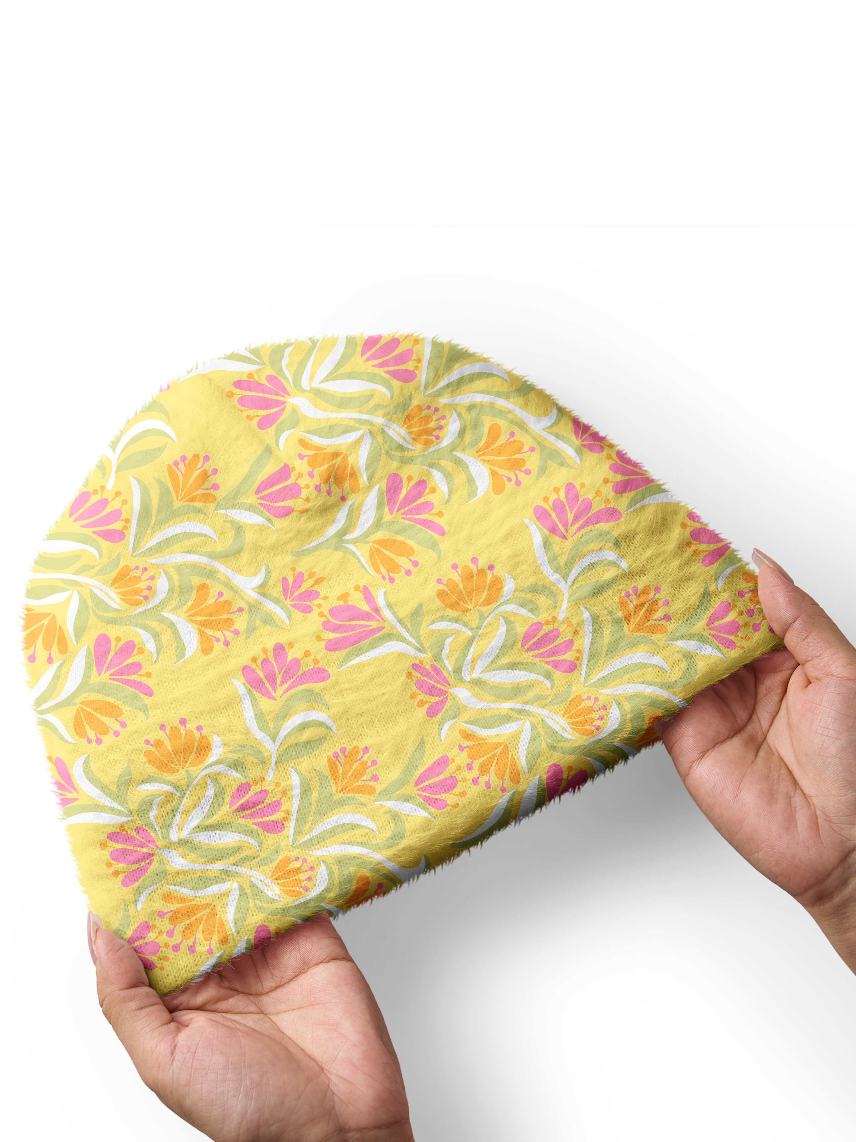 Cherryswing Women's Tropical Bloom Cozy Knit Golf Beanie