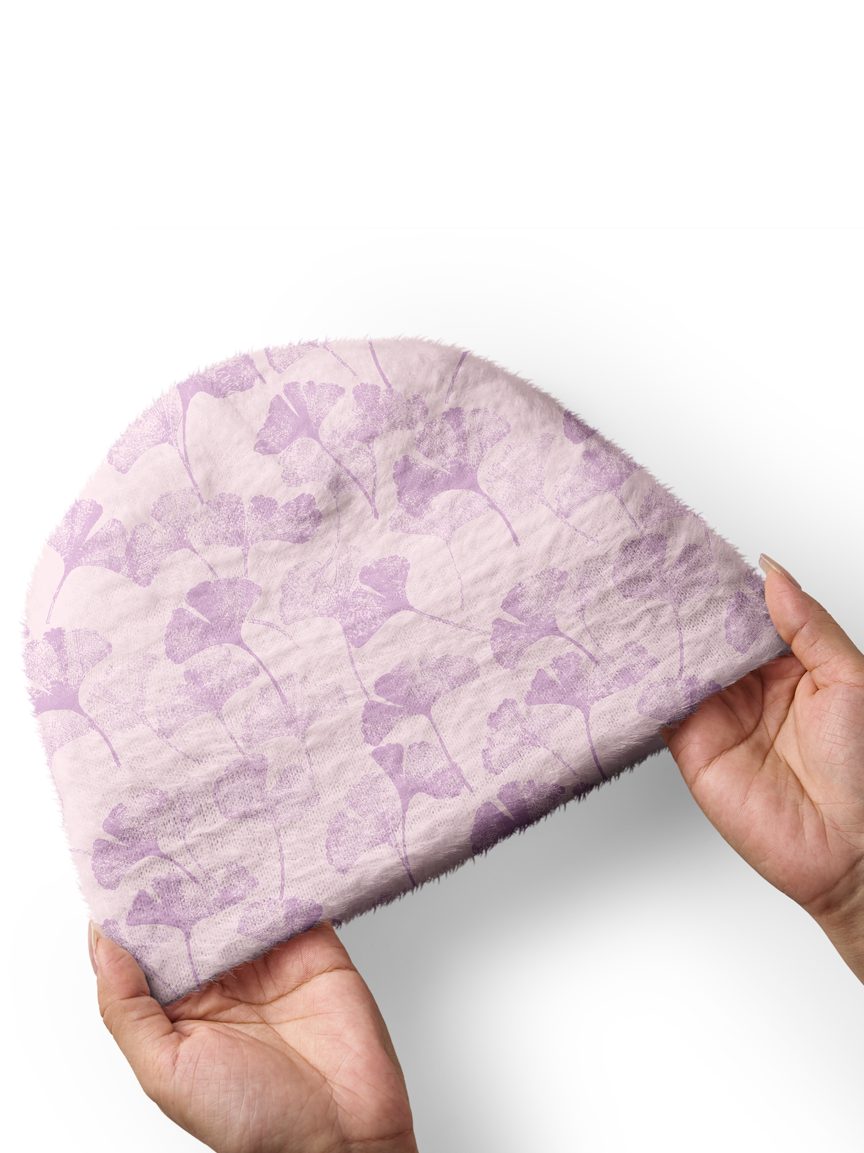 Cherryswing Women's Elegant Ginkgo Leaf Cozy Knit Golf Beanie