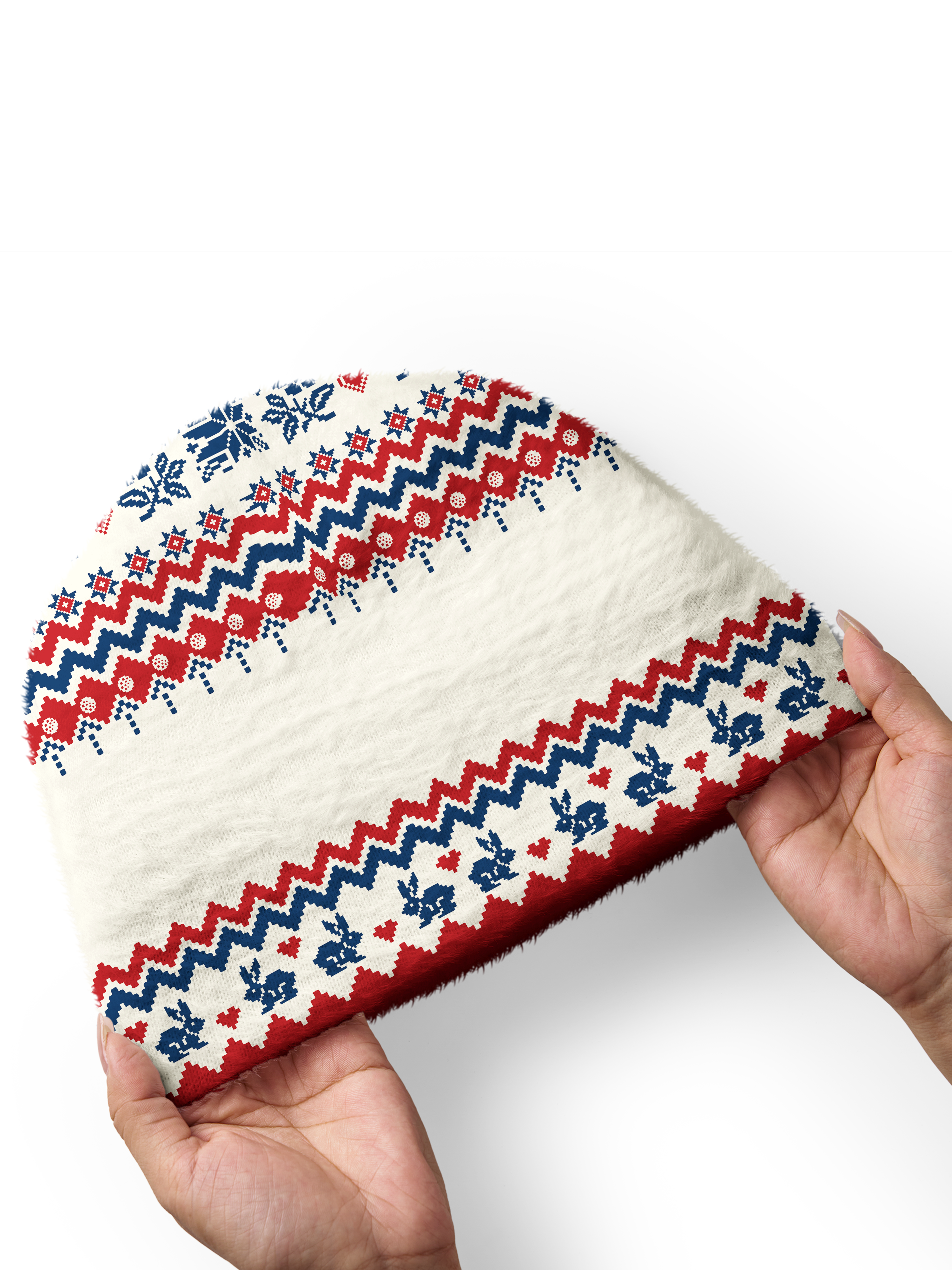 Cherryswing Women's Pixel Rose Cozy Knit Golf Beanie