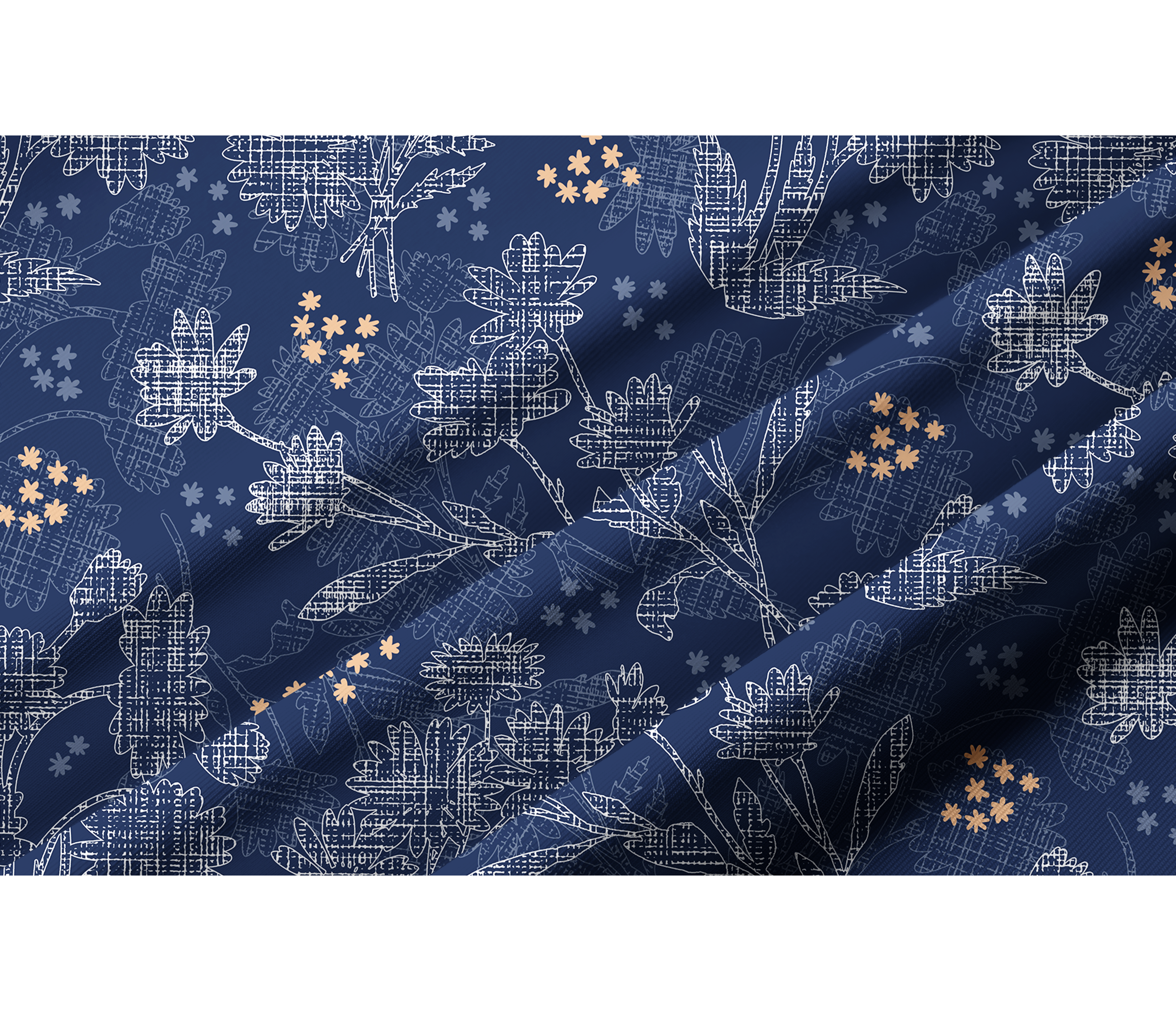 Cherryswing Women's Line Art Floral and Star Pattern Long Sleeve Golf Shirt