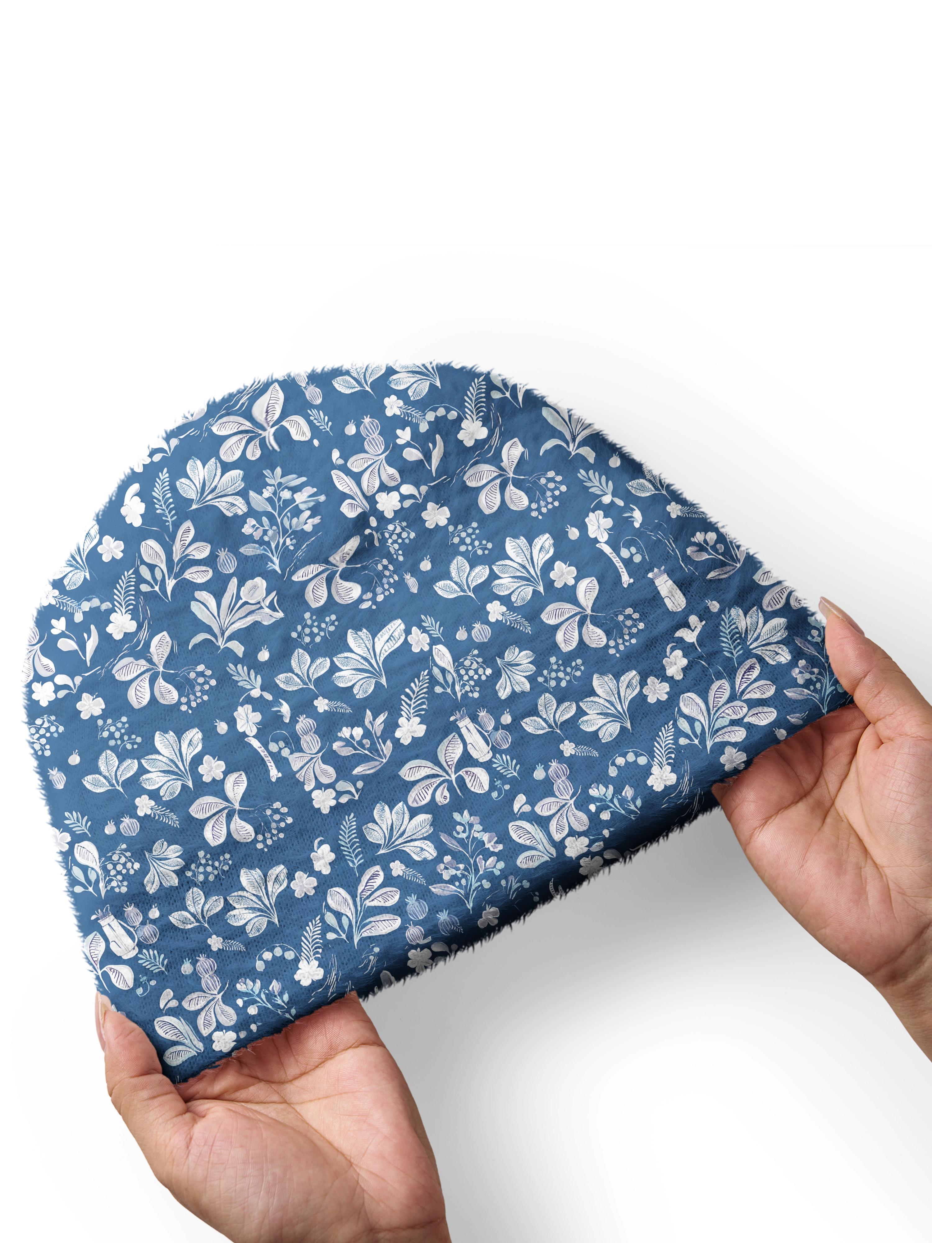 Cherryswing Women's Botanical Floral Cozy Knit Golf Beanie