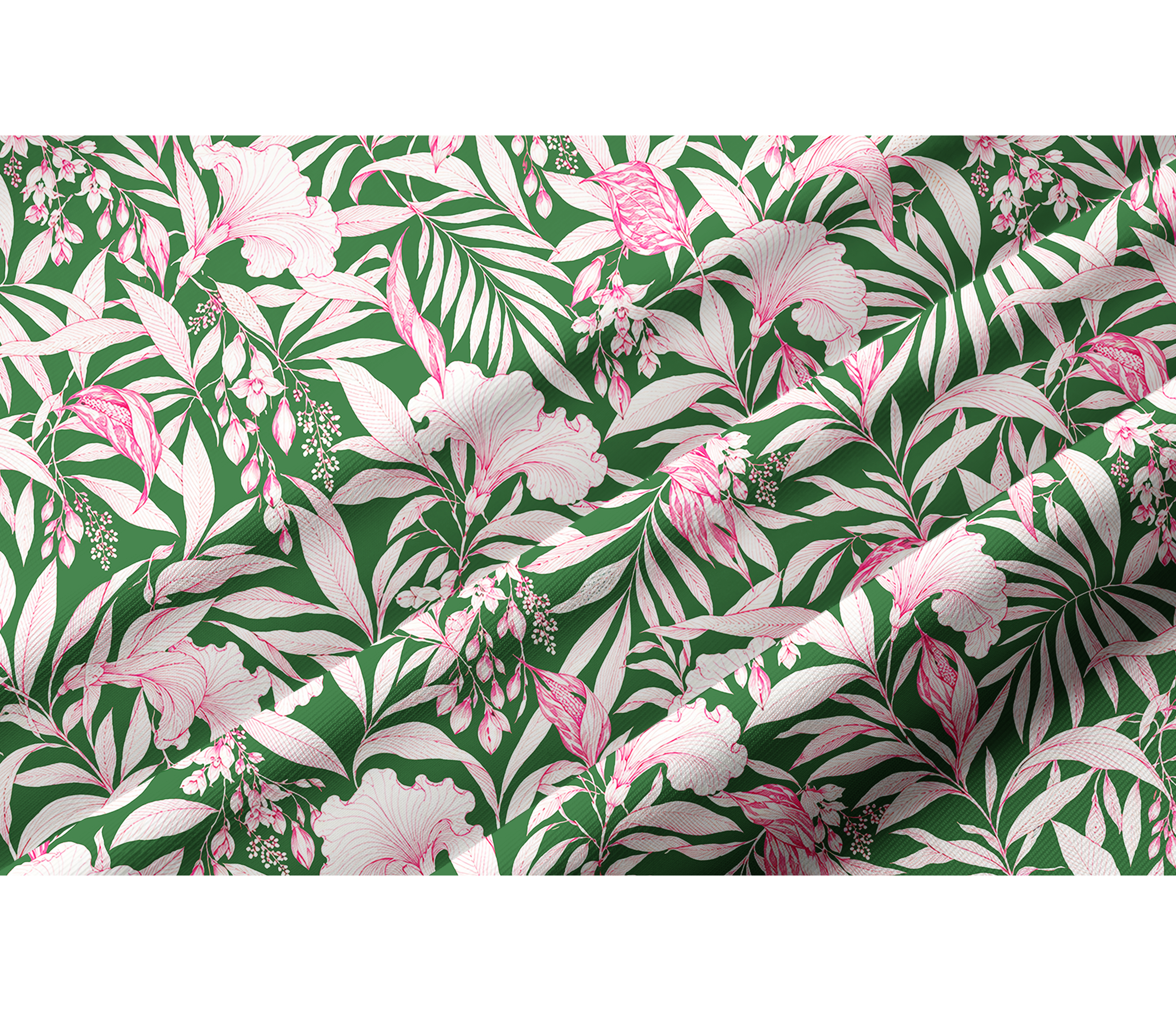 Cherryswing Women's Tropical Rainforest Floral Long Sleeve Golf Shirt