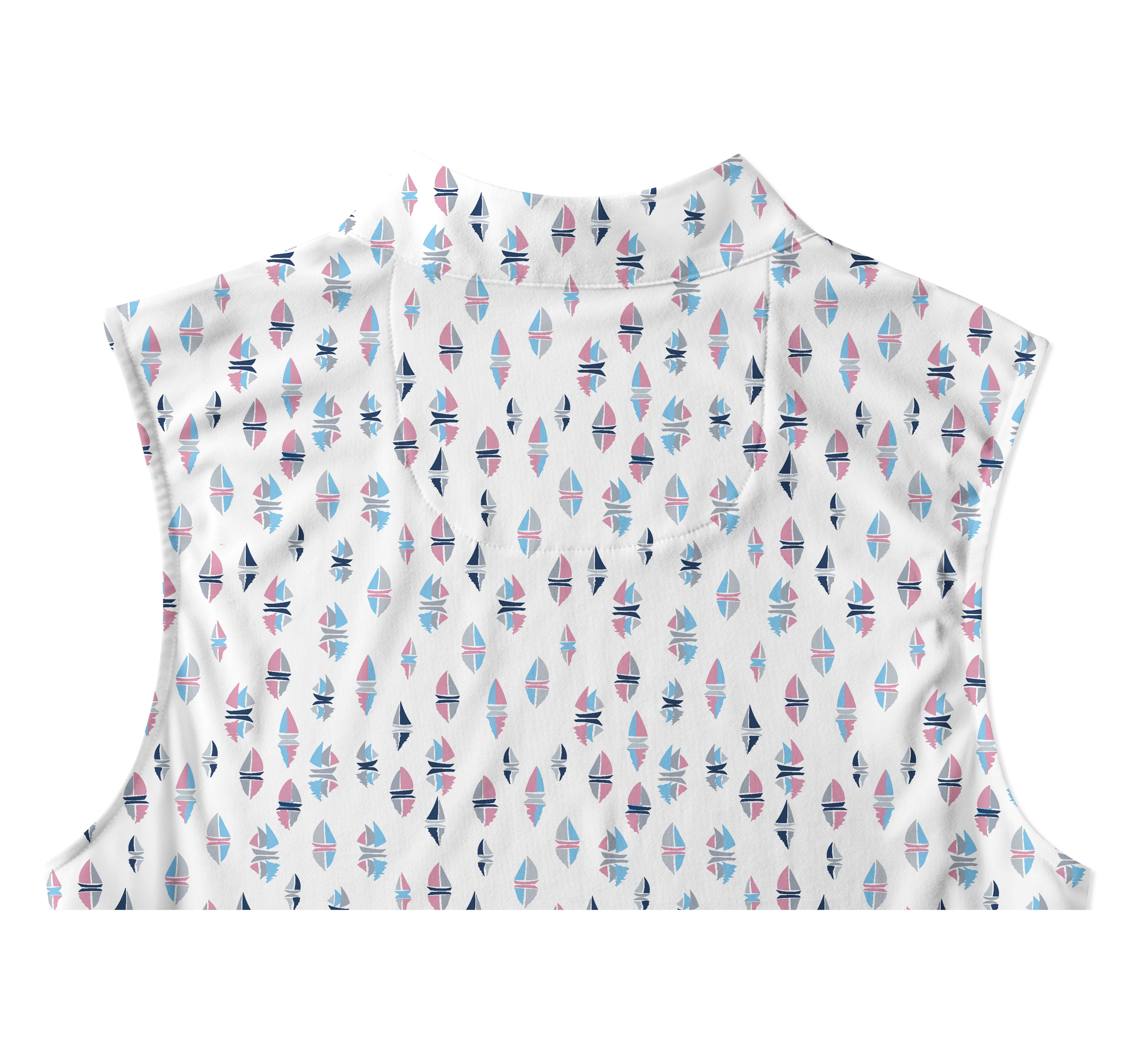 Cherryswing Women's Sleeveless Sailboat Golf Polo Shirt